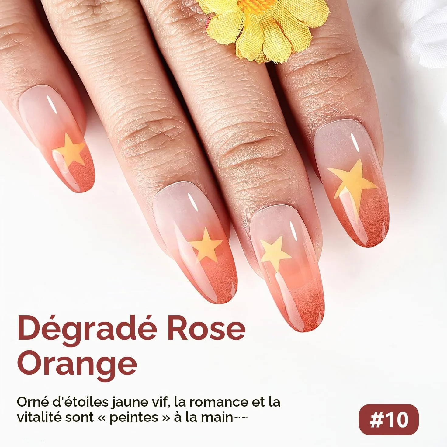 JODSONE 6 Couleurs Pat Painting Gel Dégradé Vernis à Ongles Set avec Stylet et 50 Éponges