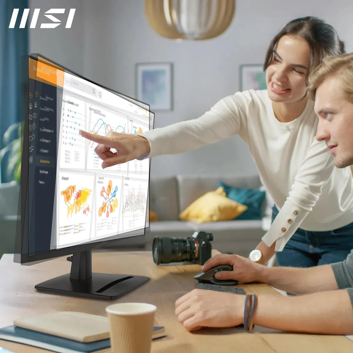 MSI Pro MP275QA E14 Écran Professionnel 27" WQHD