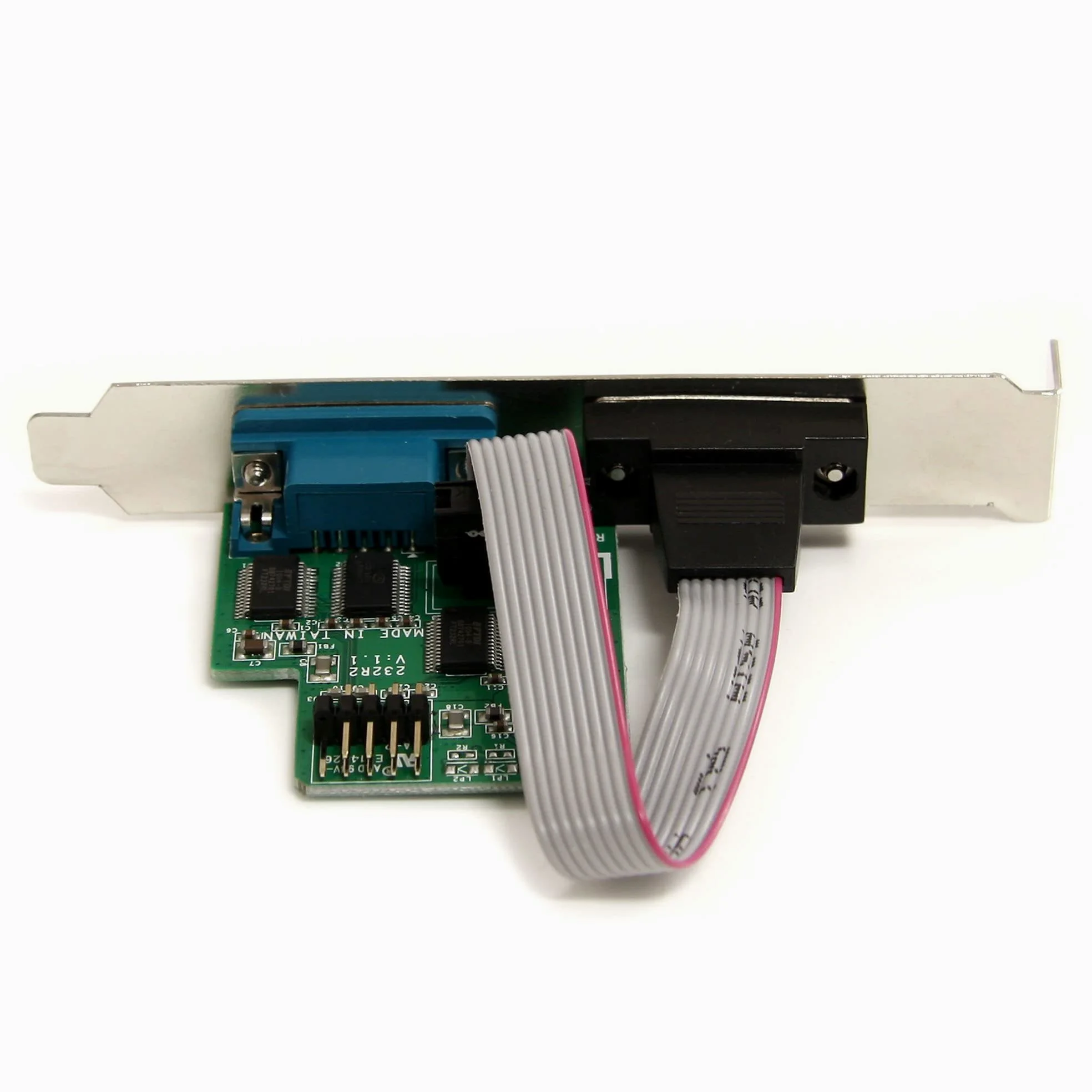 StarTech Adaptateur Interne USB vers Série DB9 2 Ports (ICUSB232INT2) | Port série RS232 carte mere, 61cm, 1x IDC Femelle, 2x DB9 Mâle, Interne, Bus