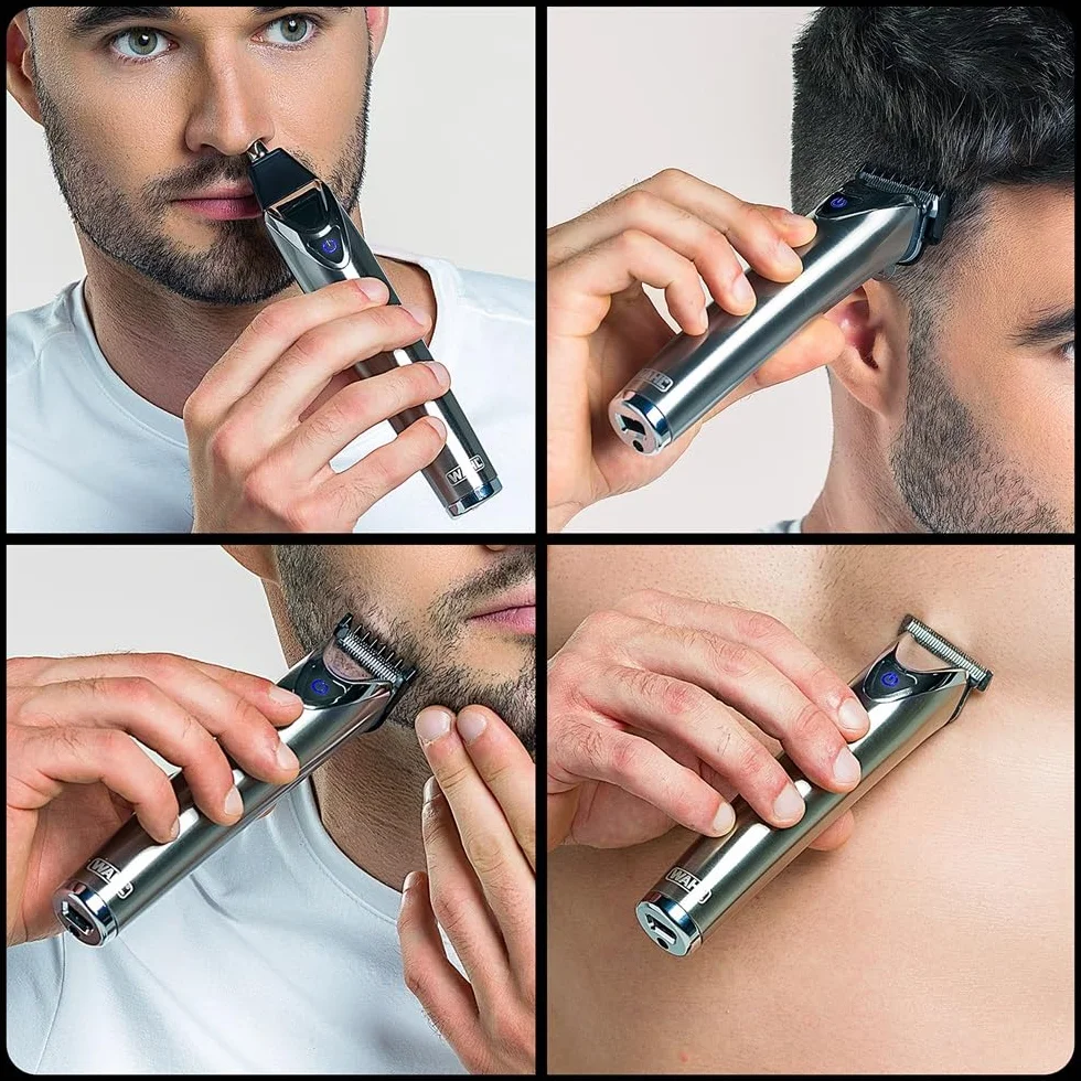Wahl Multigroomer tondeuse barbe cheveux homme sans fil lavable acier inoxydable