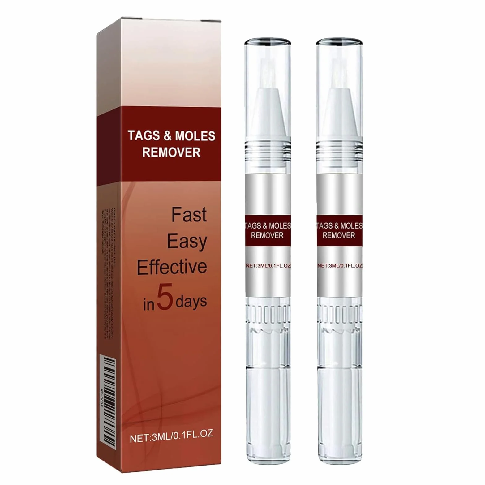 Stylo Anti Verrue Anti Taupe, Stylo Pour Enlever Grain De Beauté, Anti Cors Pieds, Stylo Liquide D'élimination Des Verrues, 2PC