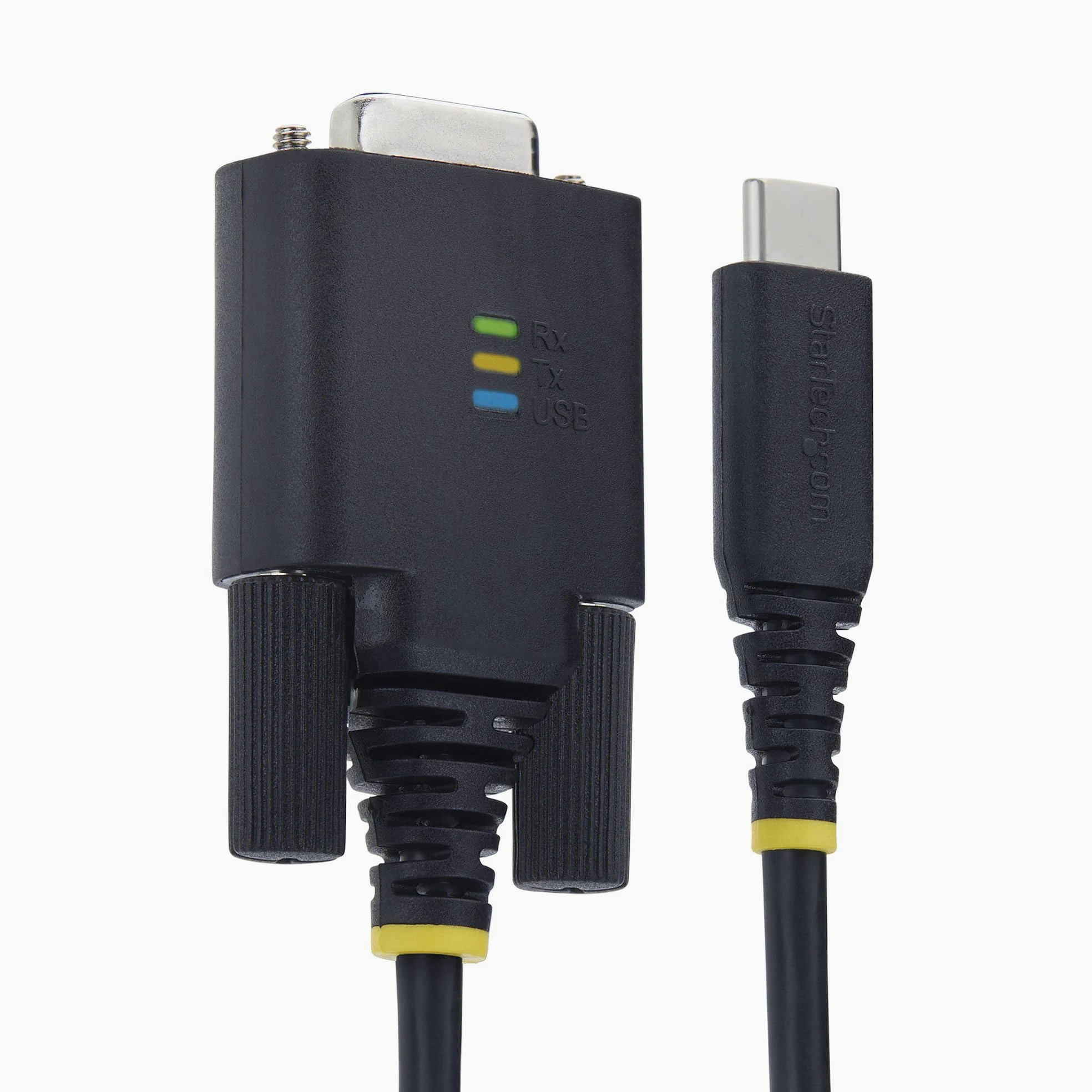 StarTech Câble USB-C vers Série de 2 m, Rétention COM, Puce FTDI