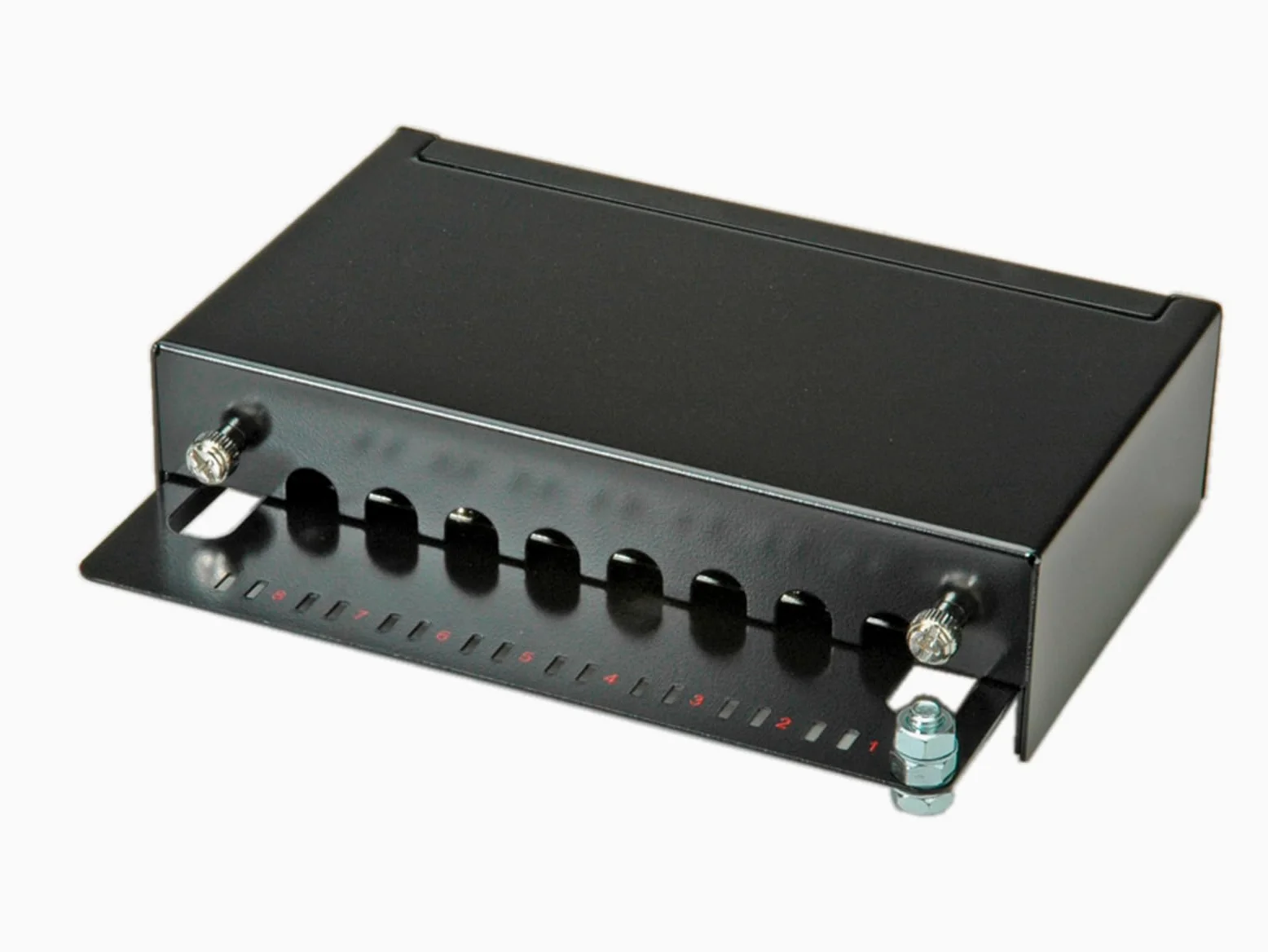 Roline Panneau de raccordement Cat 5e 8 ports Noir (Import Royaume Uni)