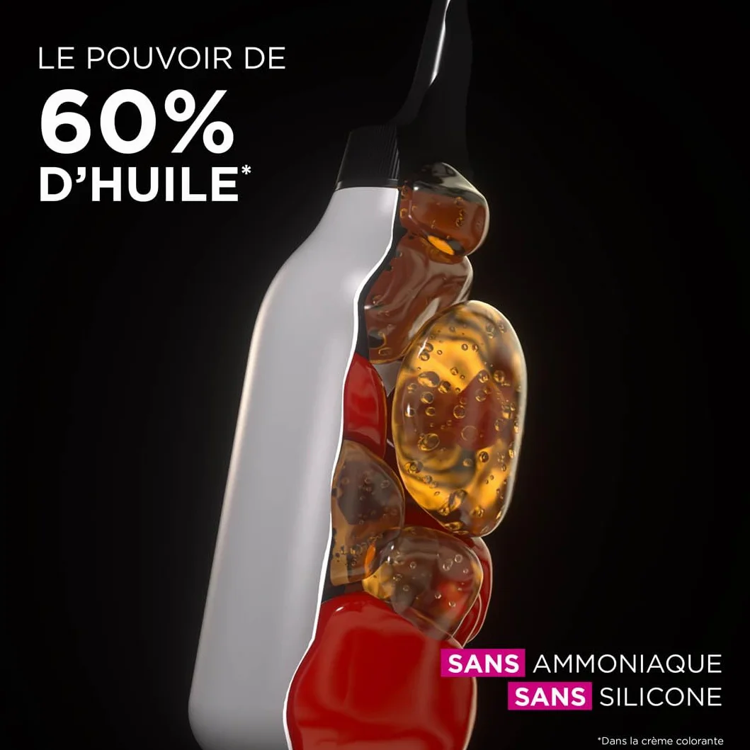 Garnier Olia Coloration Permanente Carmin Velours 4.62 Sans Ammoniaque Huiles Naturelles