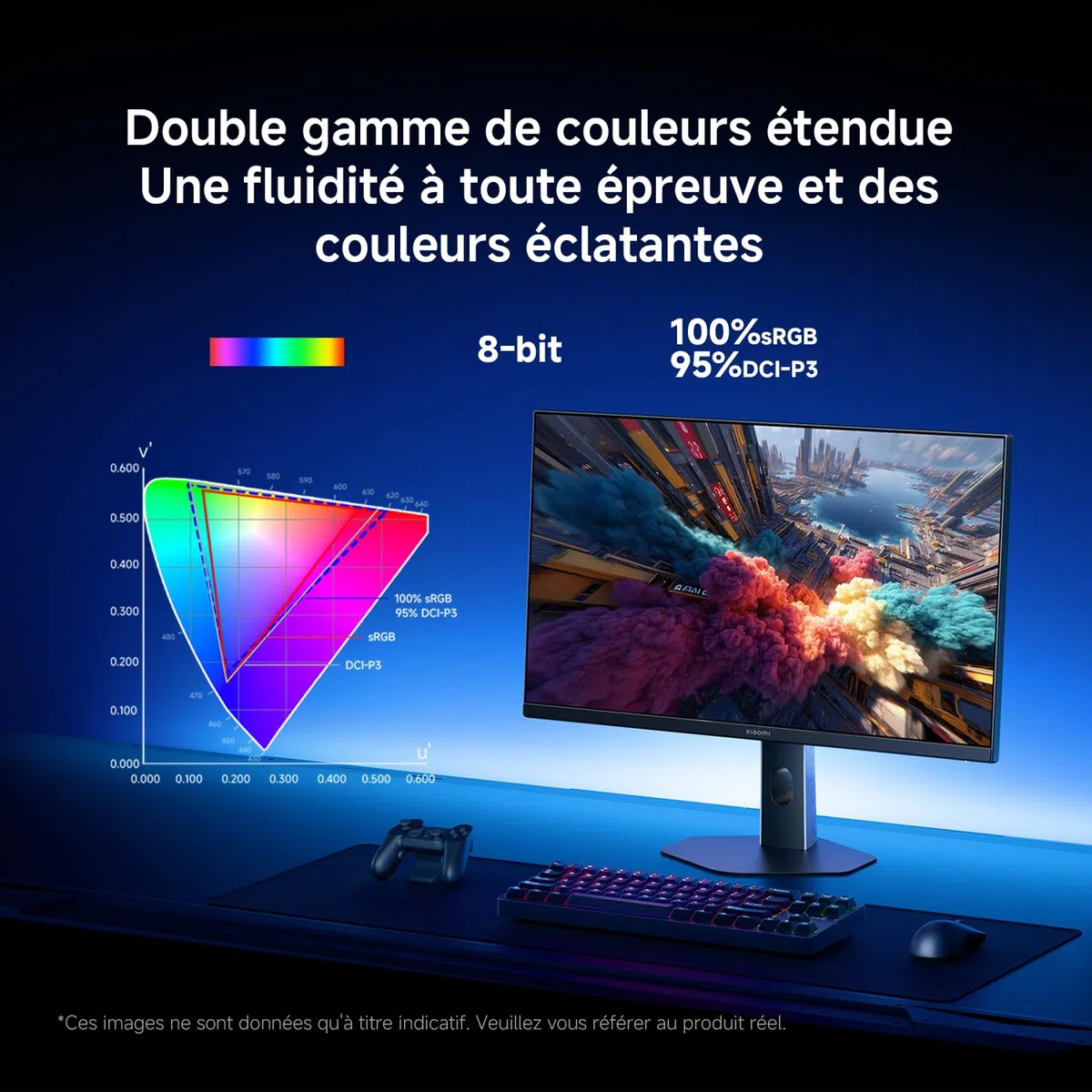 XIAOMI 27 Pouces Gaming Moniteur, 200Hz1ms GTG,FreeSync Premium P27FDA-RGGL