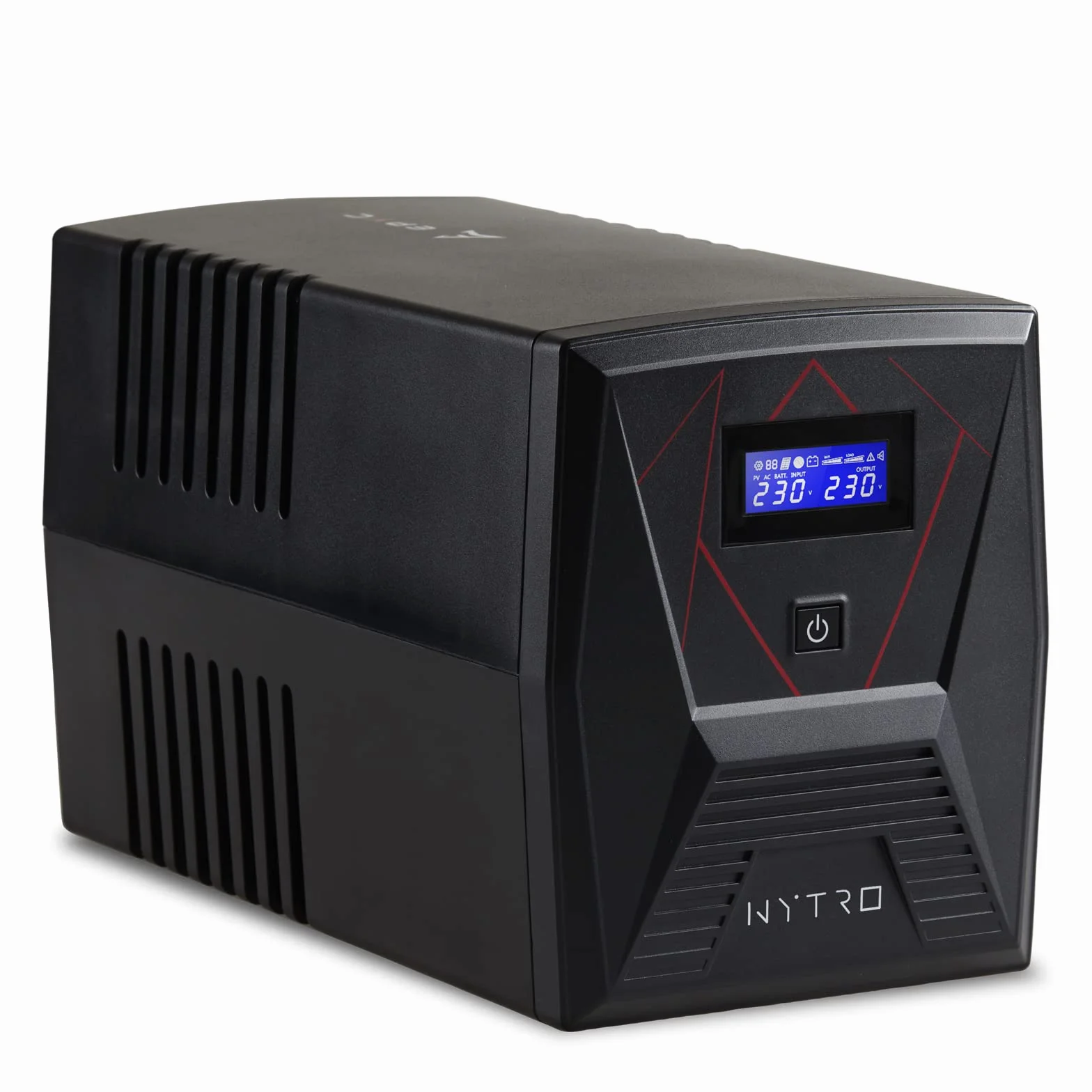 EPYC NYTRO Onduleur Sinusoïdal Pur 1500VA/900Watt UPS PC Jeu Mac Consoles 5 Prises Schuko IEC Écran LCD Line Interactive