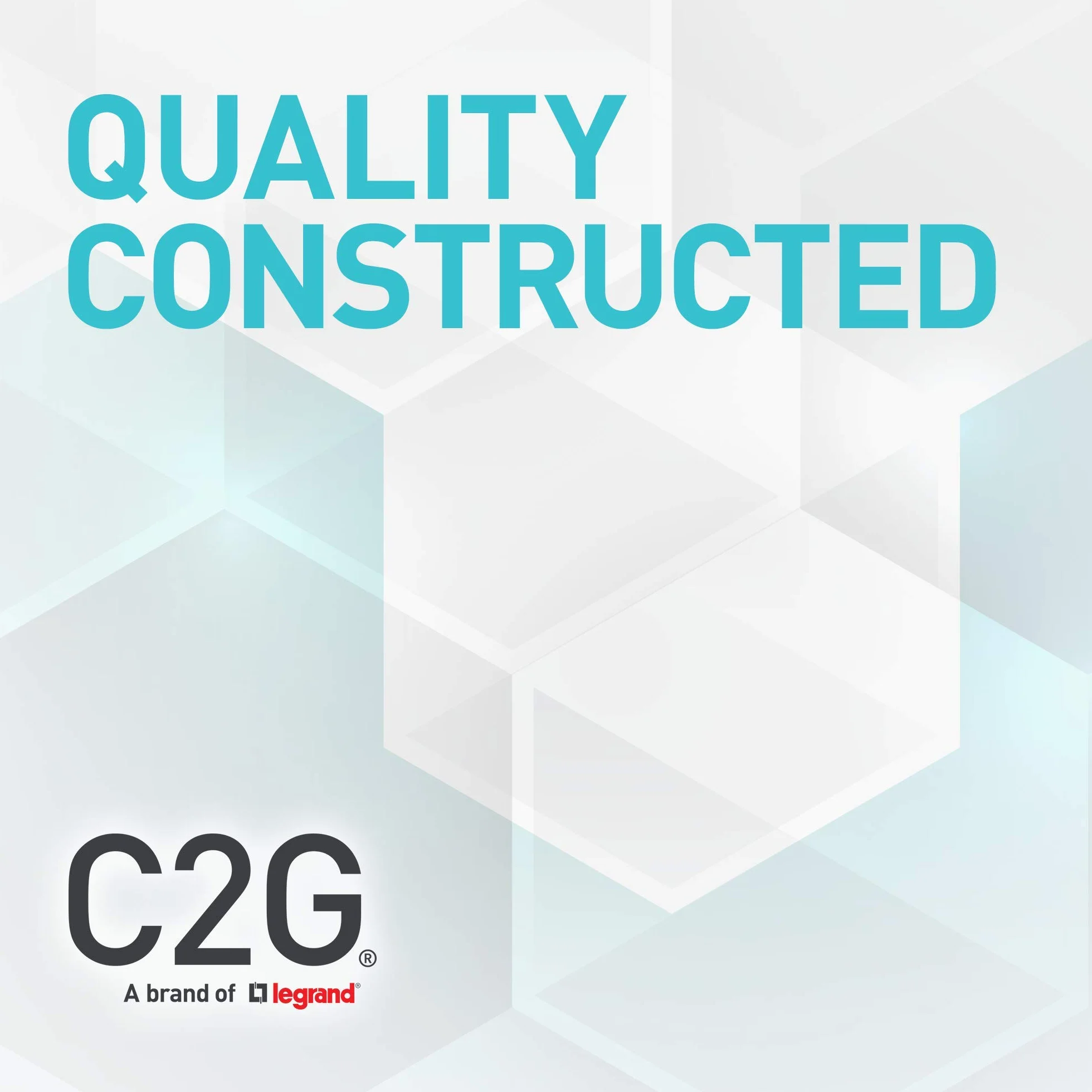 C2G RJ11 6P4C Straight Modular Cable 3m Gris
