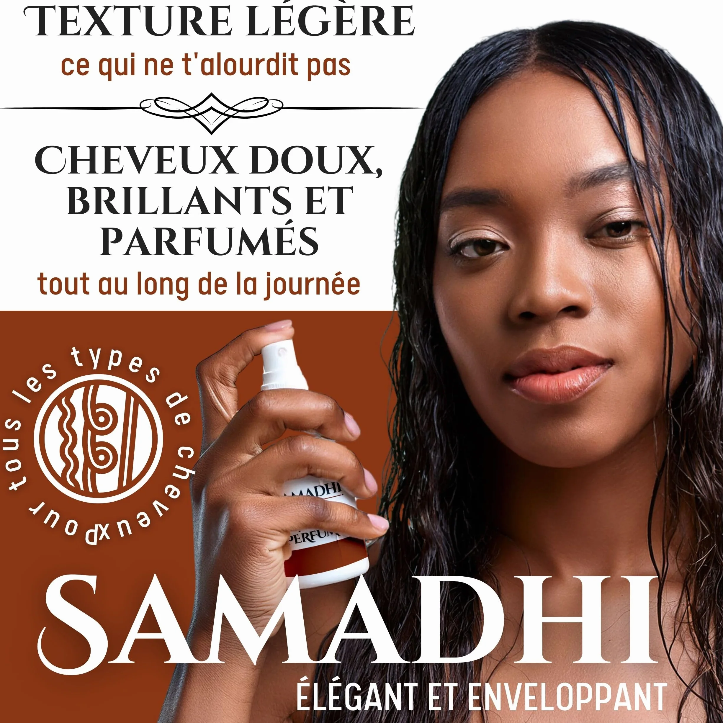 Aesthete Parfum Cheveux 50ml Jasmin Cèdre Vanille Sans Alcool Made In Italy