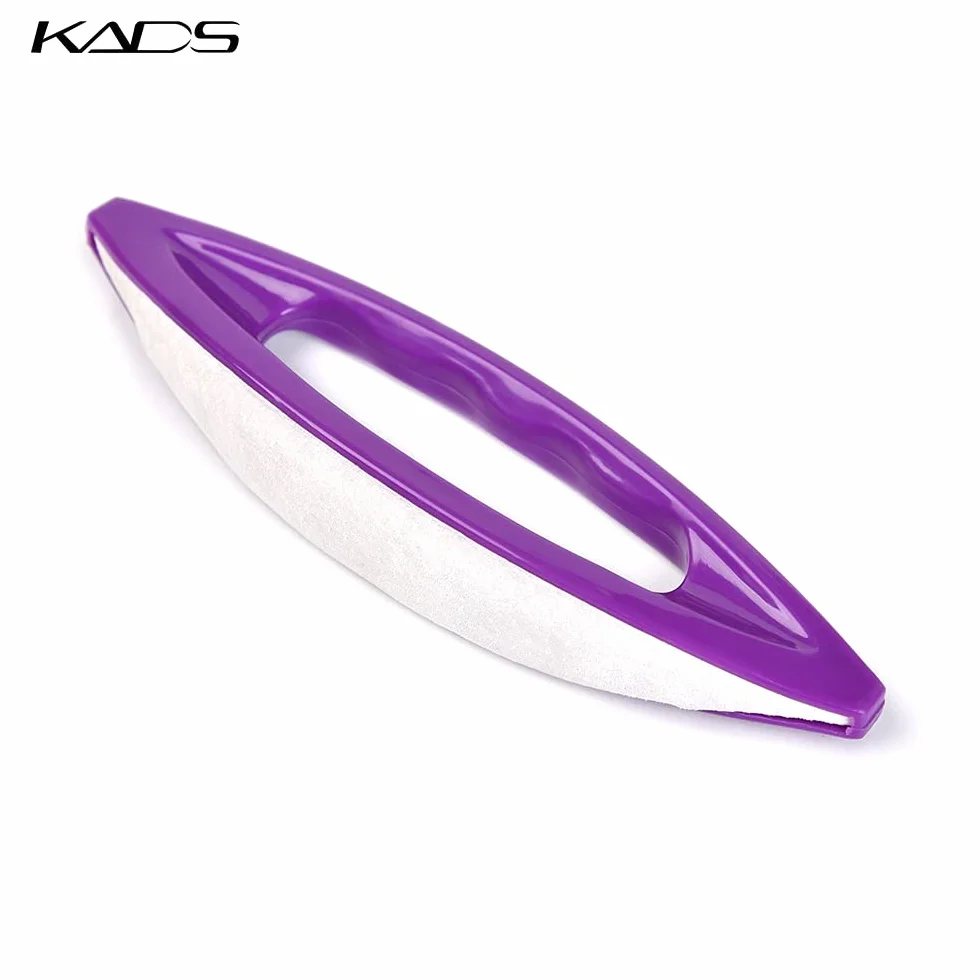 KADS Lot de 2 polissoirs à ongles en chamois pour ongles brillants