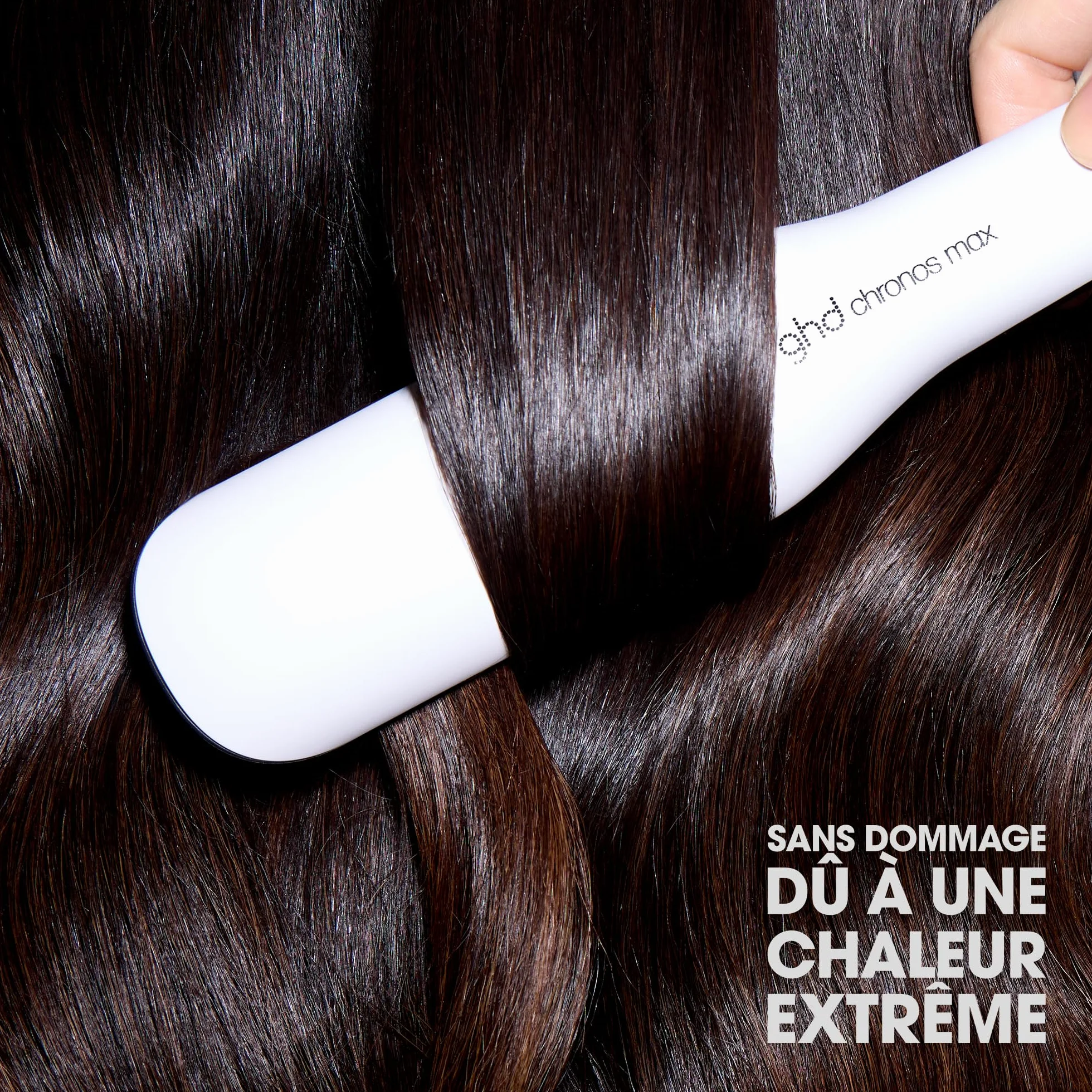 ghd Chronos Max Lisseur cheveux professionnel plaques larges coiffage rapide cheveux longs épais bouclés