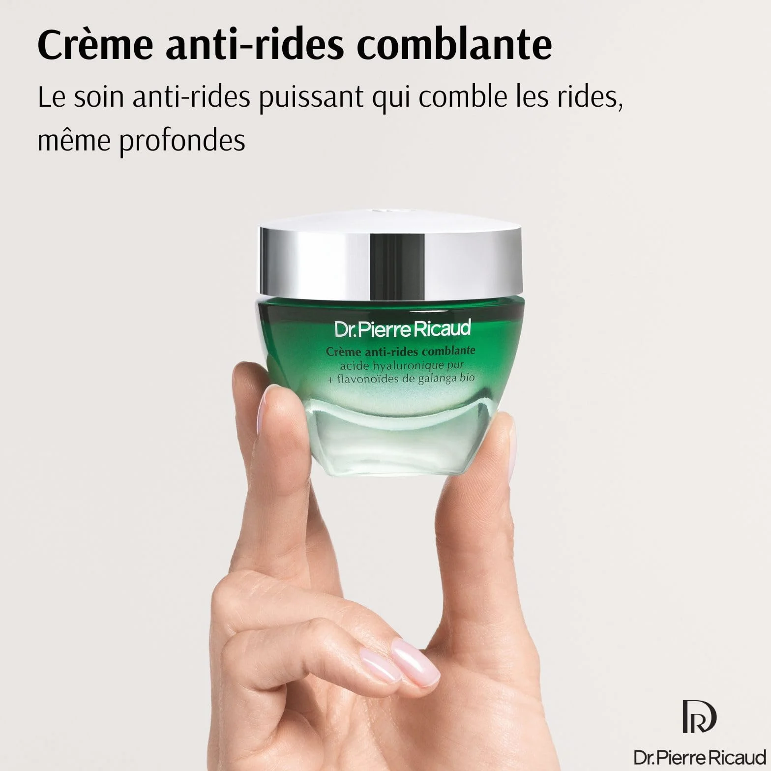 Dr Pierre Ricaud Crème Anti-Rides Comblante Visage Acide Hyaluronique Galanga Bio 40ml