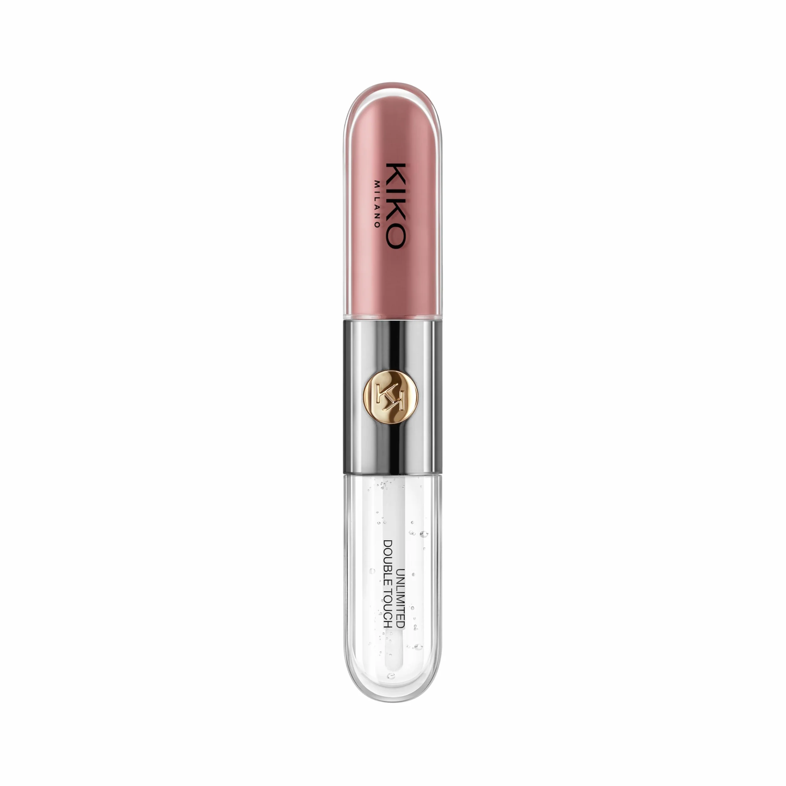 KIKO Milano Unlimited Double Touch 131 Rouge À Lèvres Liquide 2 Étapes Fini Lumineux Tenue 12 Heures Base Colorée Sans Transfert