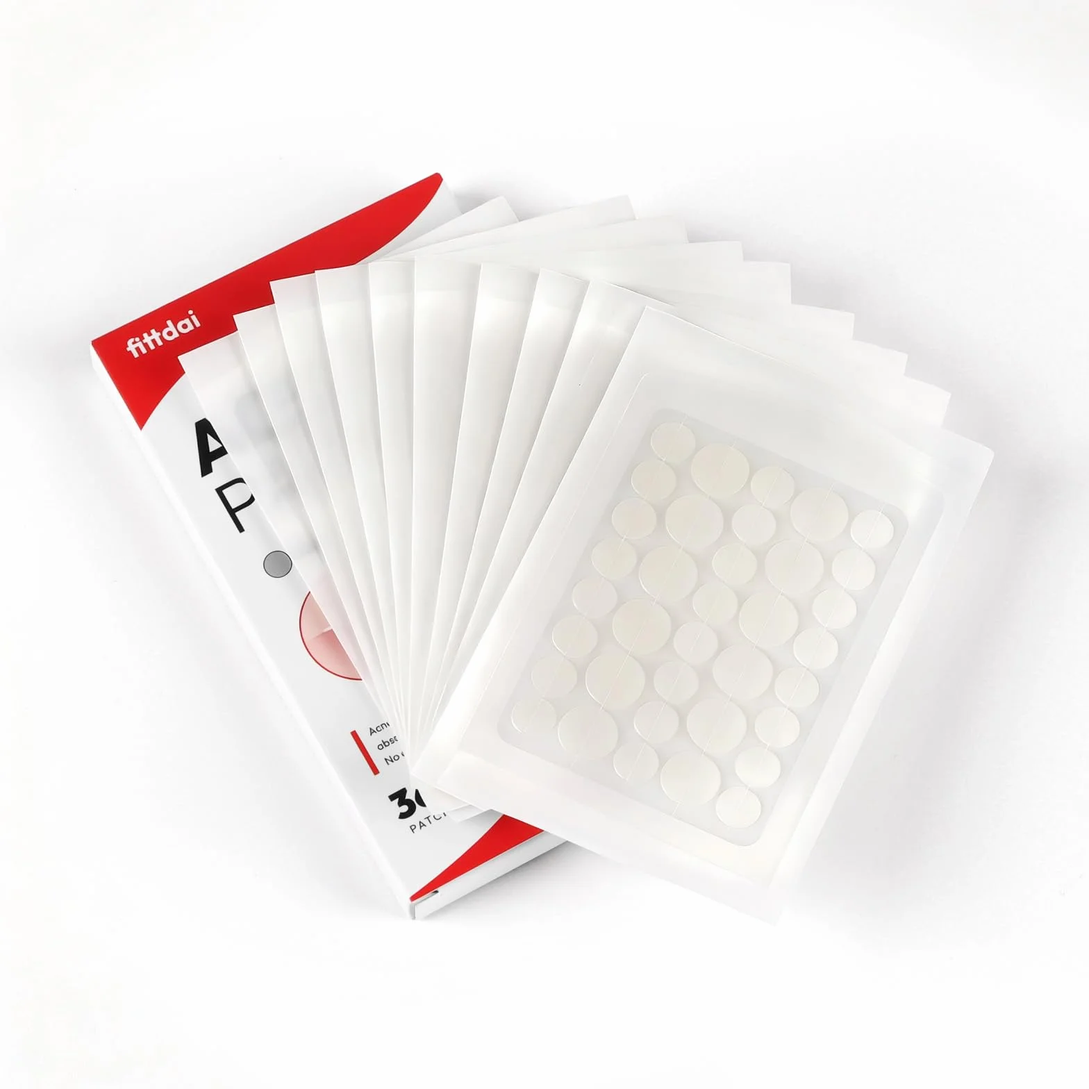 Hydrocolloïde Pimple Patch Invisible Imperméable 10MM 12MM 360 Patchs Acné