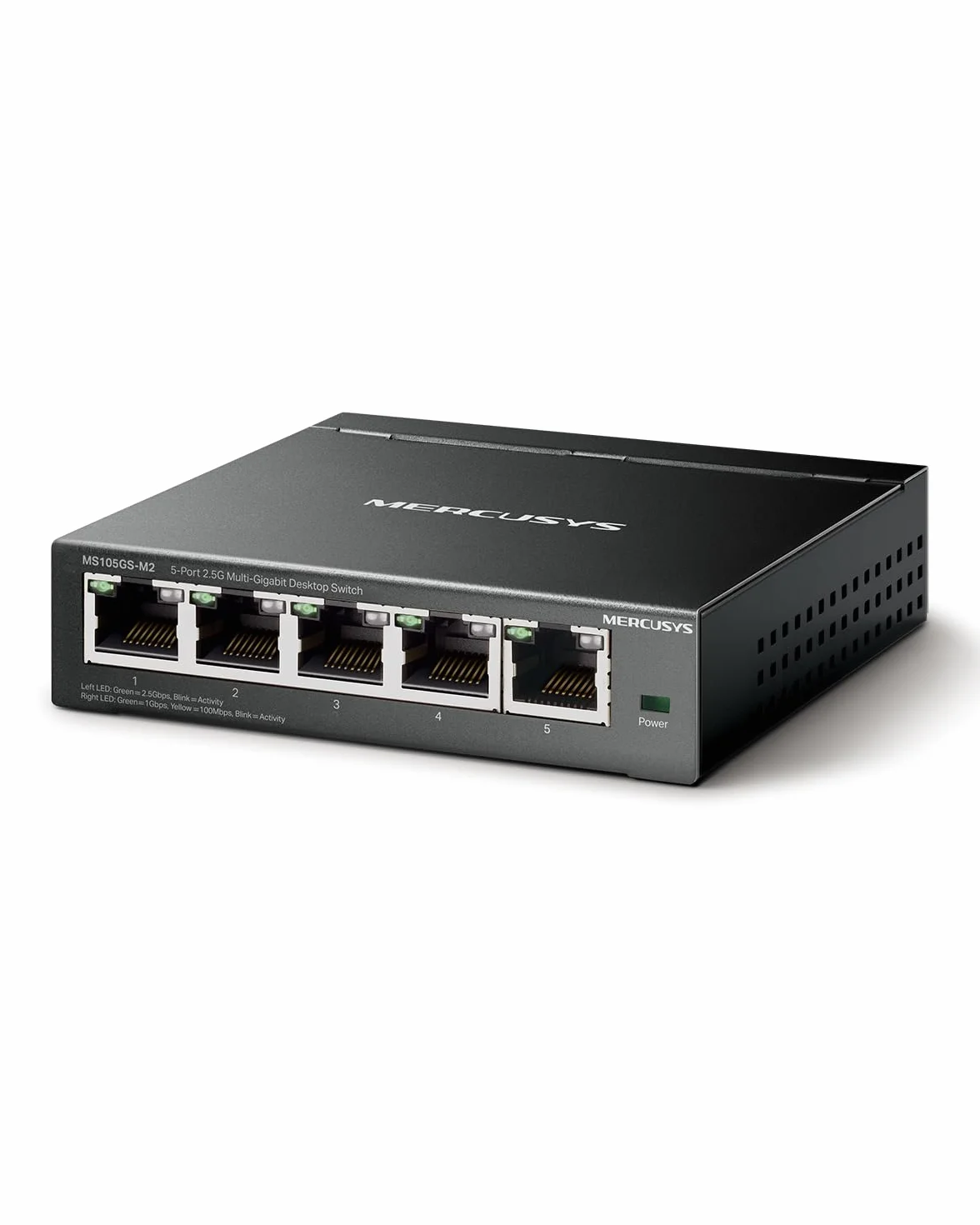 Mercusys MS105GS-M2 Switch 2.5 Gigabit 5 Porty Metalowa Obudowa