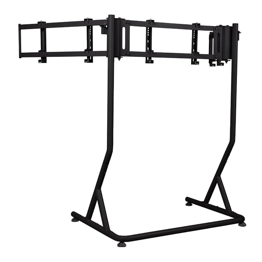 Thermaltake Triple Racing Monitor Stand Pro | pour 3 moniteurs 32″ incurvés / 34″ Plats | Structure en Acier thermolaqué | Hauteur réglable (920–1120 mm) | Charge 20 kg par écran | VESA 75–400 | Noir
