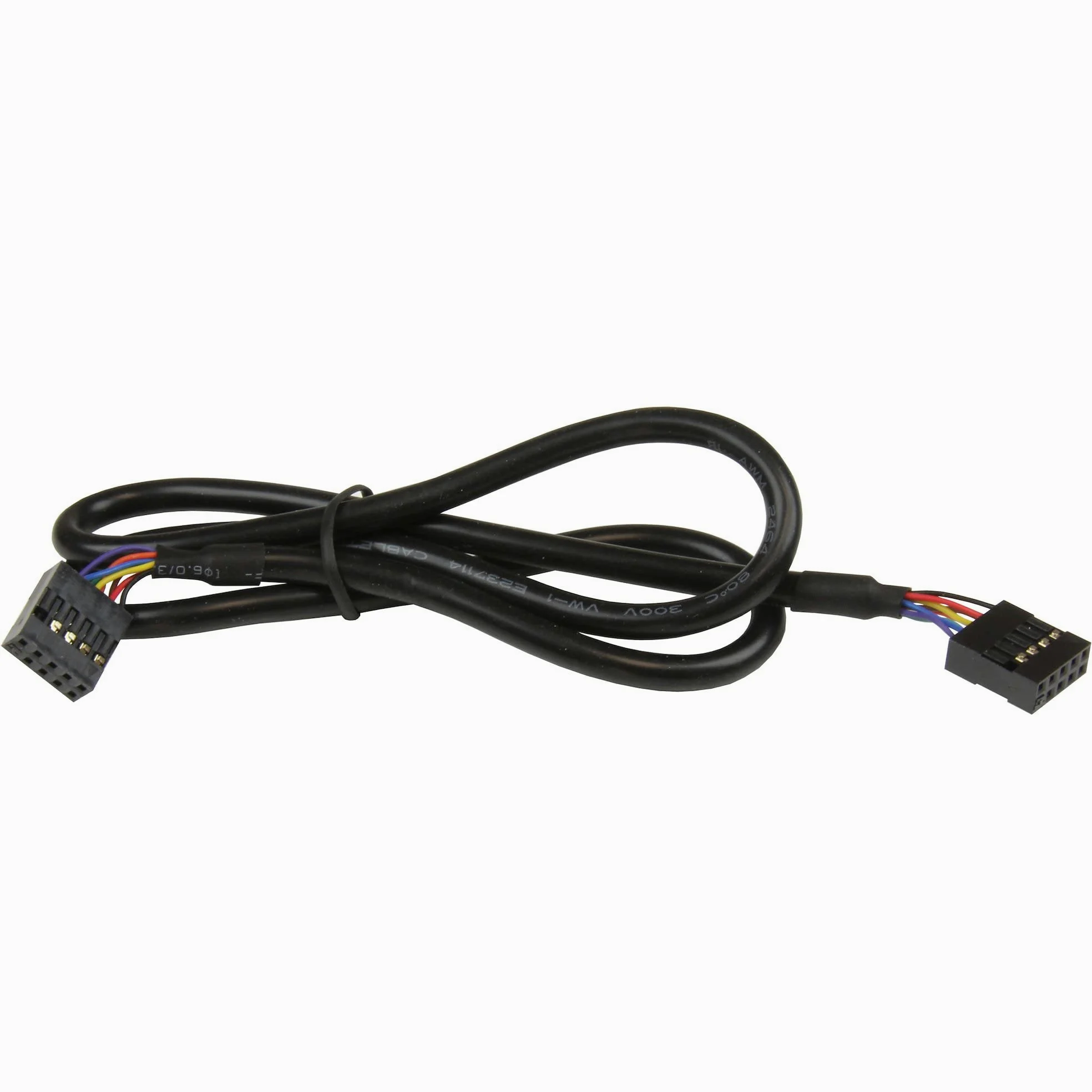 StarTech Adaptateur Interne USB vers Série DB9 2 Ports (ICUSB232INT2) | Port série RS232 carte mere, 61cm, 1x IDC Femelle, 2x DB9 Mâle, Interne, Bus