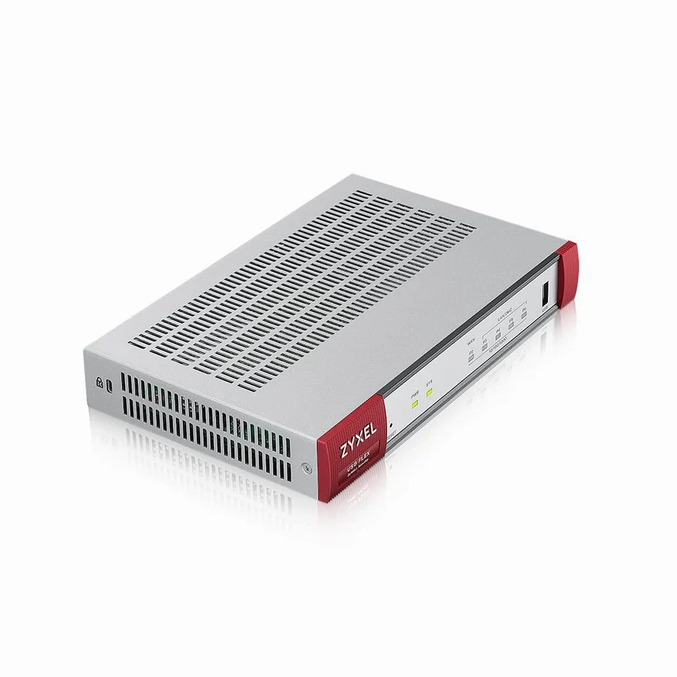 Zyxel USGFLEX50 ZyWALL VPN Routeur pare-feu de sécurité réseau | Matériel uniquement | Particuliers et petites entreprises | Jusqu'à 25 utilisateurs | Option Nebula Cloud