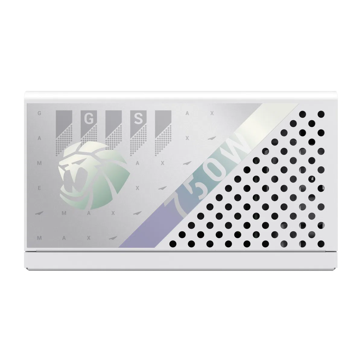 GAMEMAX GS 750G WH SFX Alimentation PC 750W, Modulaire Complet, 80 Plus Gold, Condensateurs Japonais Haut de Gamme, Ventilateur FDB, APFC+LLC+DC-DC, 9 Protections, Garantie 5 Ans