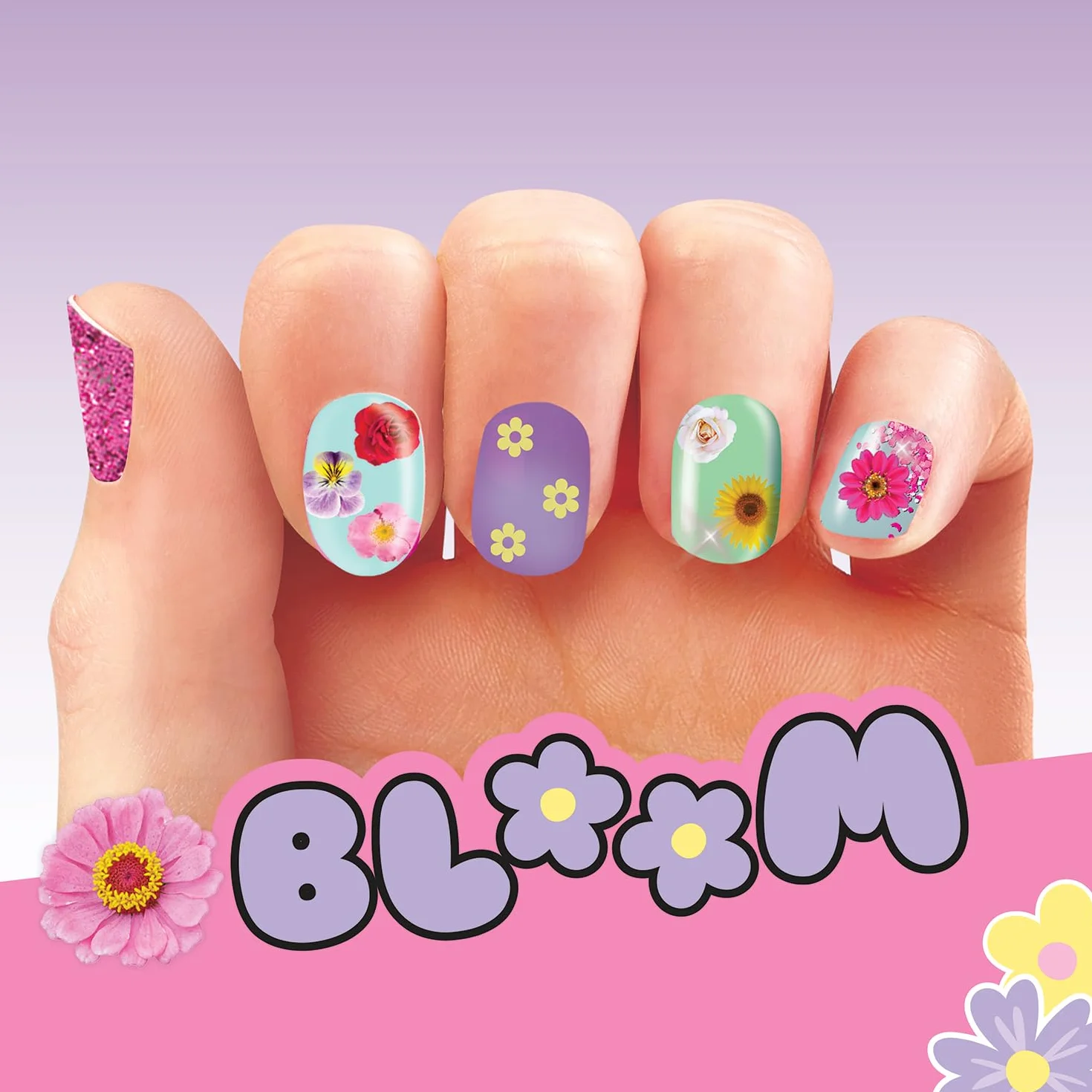 Canal Toys Style 4 Ever Set de Manucure Bloom Kit Créatif Nail Art Enfant 8+ Ans