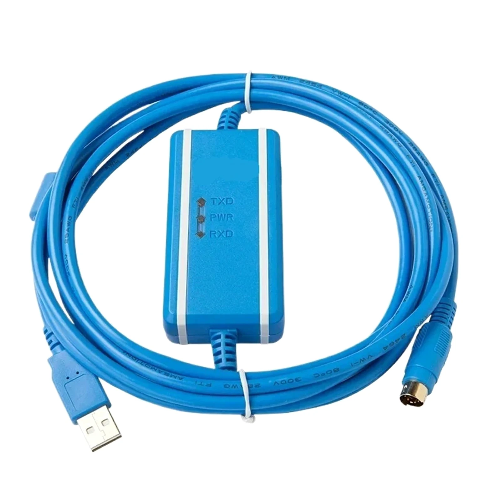 Câble de Programmation USB-QC30R2 for série Q, câble de données de téléchargement USB/RS232 Compatible Windows 7/XP(FTDI Type)