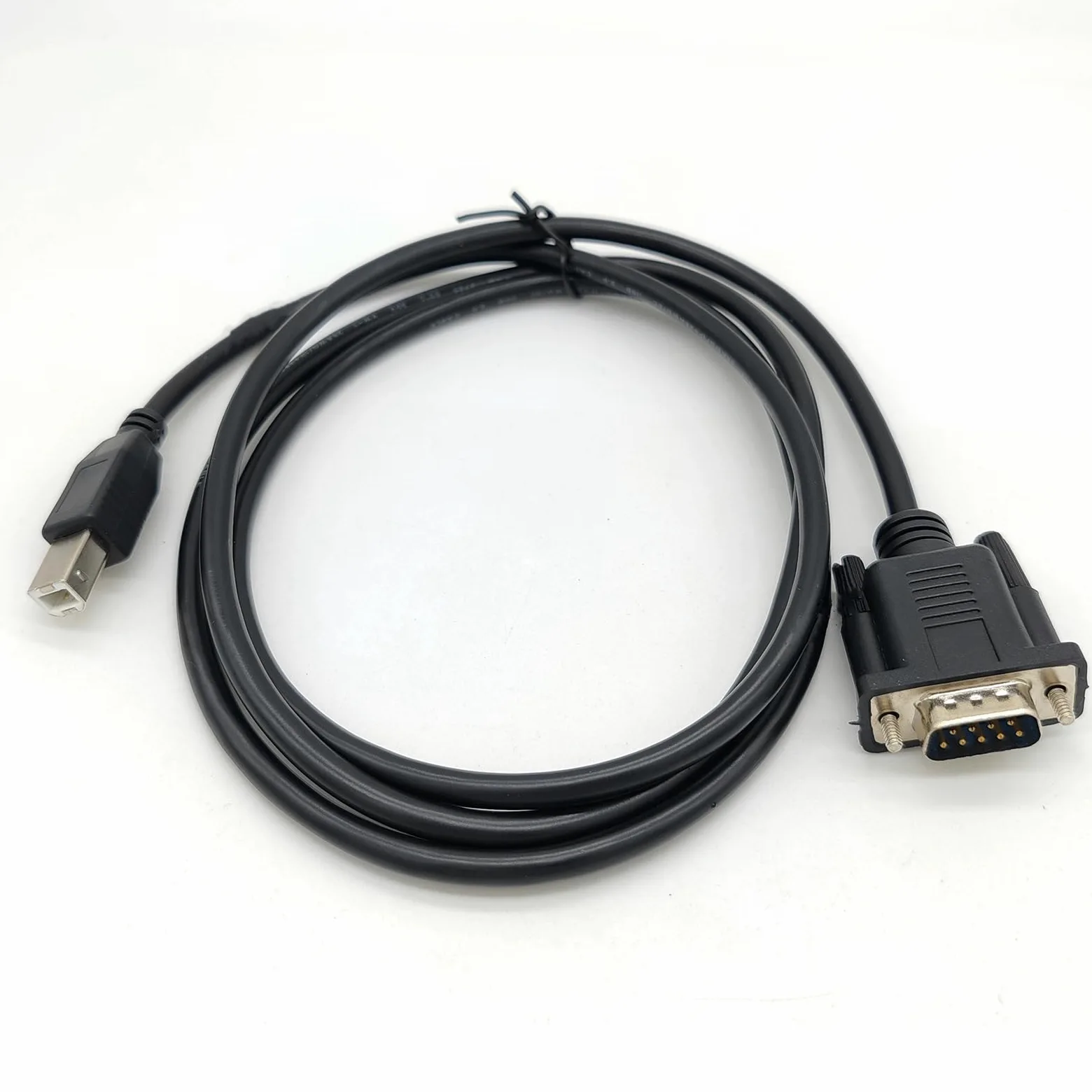 Câble adaptateur USB B Port d'impression mâle vers DB9 mâle RS232 Câble série DB9 vers USB B Type B Câble adaptateur d'imprimante 3 m