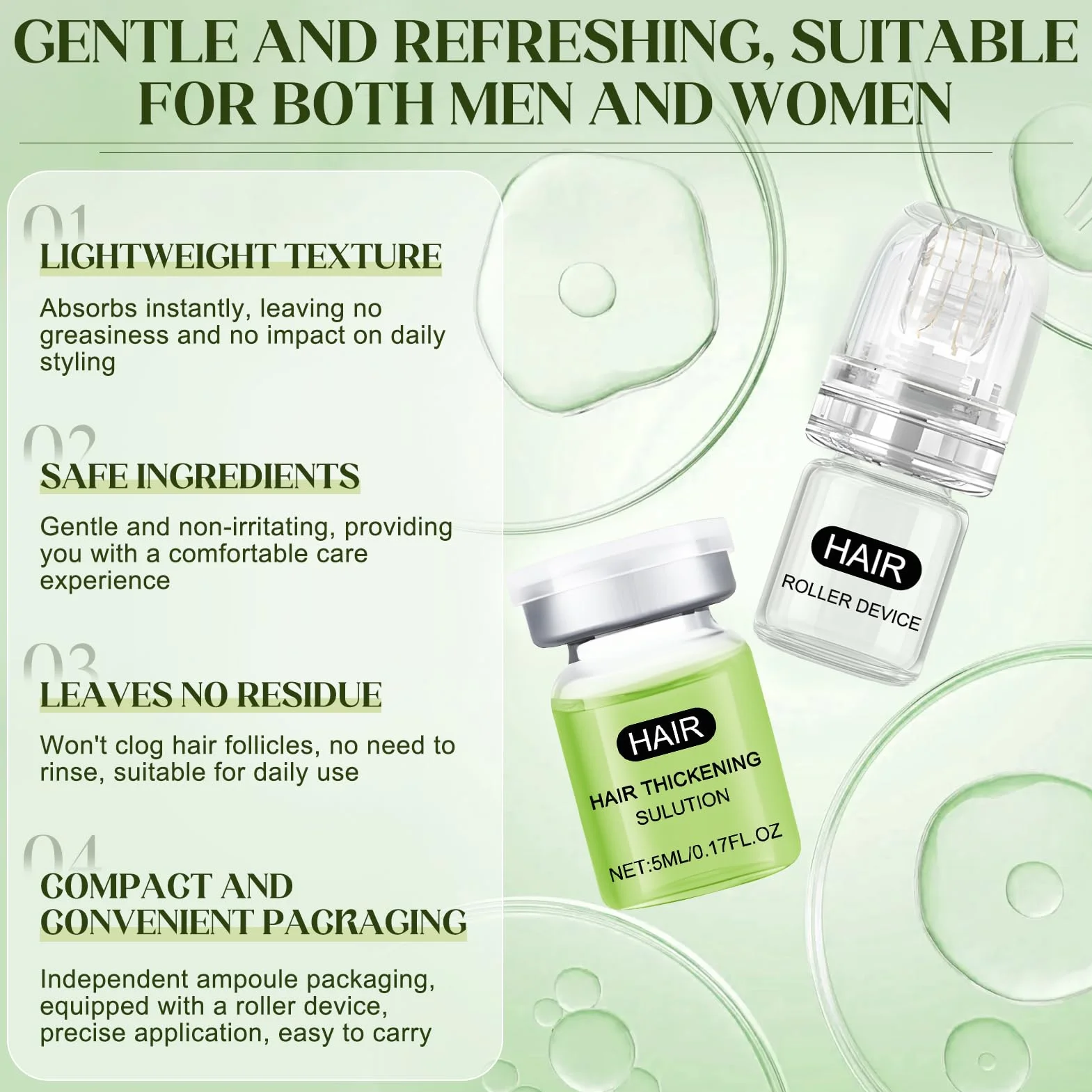 Alphainfuse Hair Regrowth System Micro Infusion Repousse Cheveux Densifie Renforce Racine 5 ml x 6