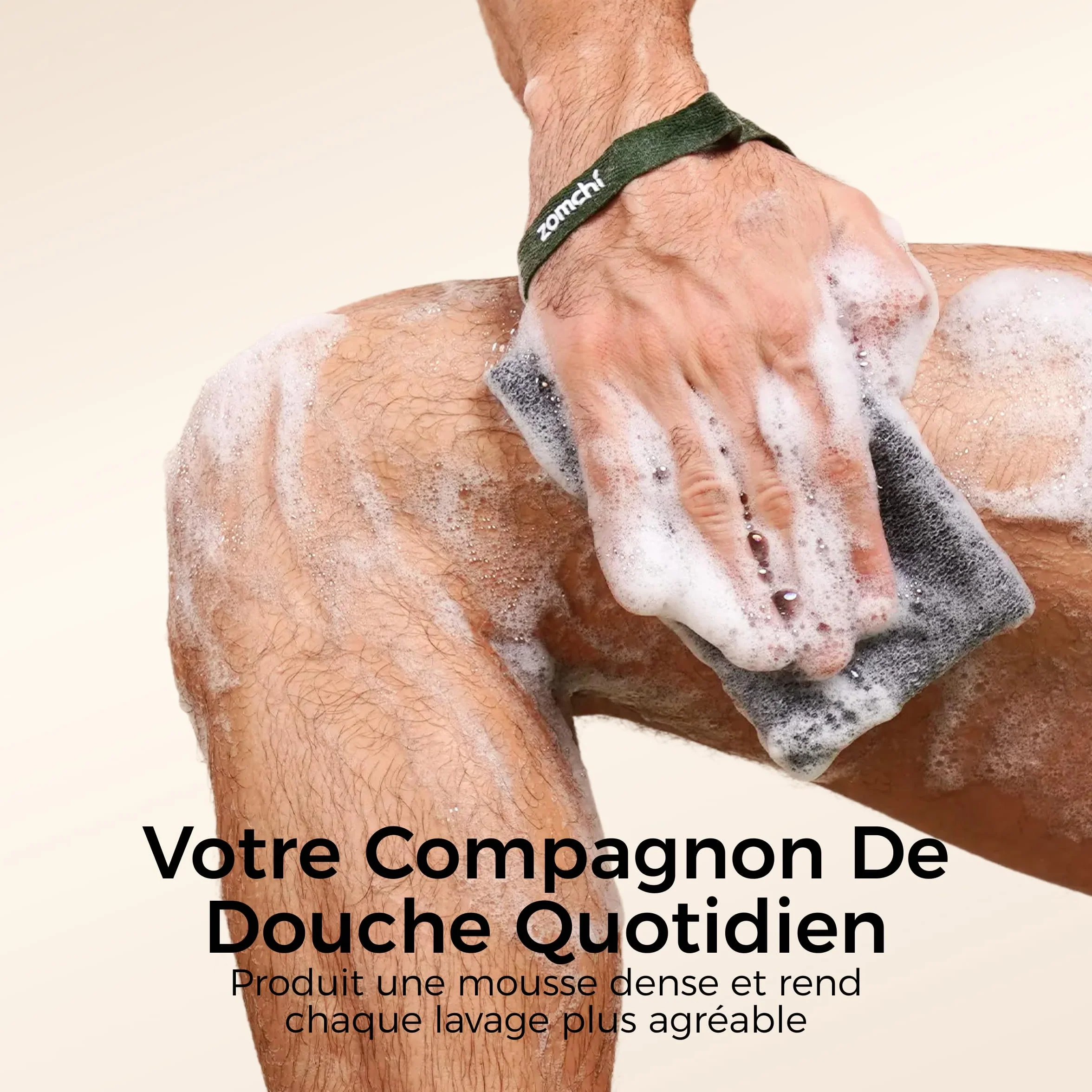 ZOMCHI Lot de 3 Sacs à Savon Exfoliants, éponge Exfoliante pour Corps, Porte-Savons pour Savons Solides