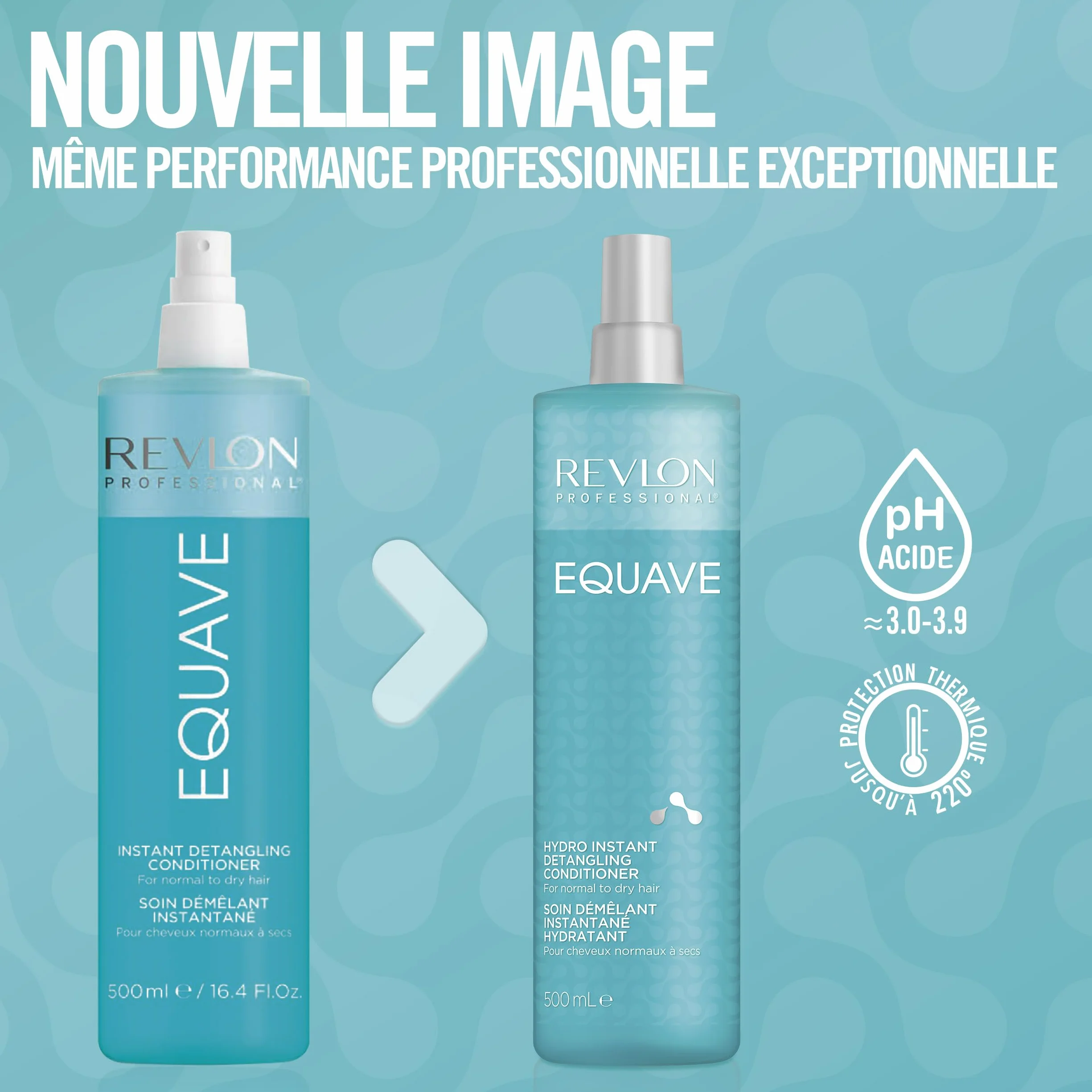 REVLON PROFESSIONAL Equave Soin Démêlant Instantané sans Rinçage Spray Hydronutritif pour Cheveux Normaux à Secs