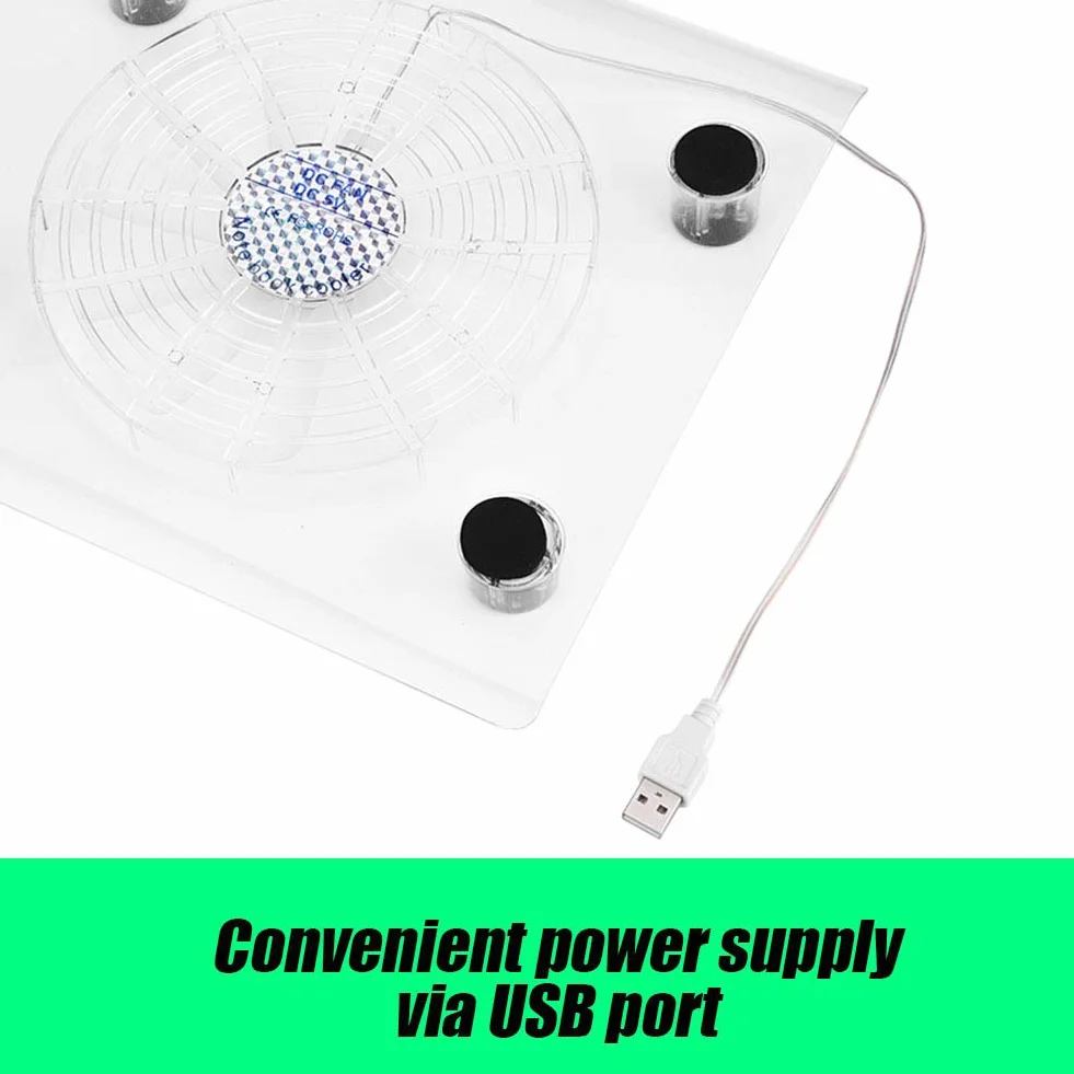 VBESTLIFE Ventilateur USB Silencieux RVB pour Ordinateur Portable