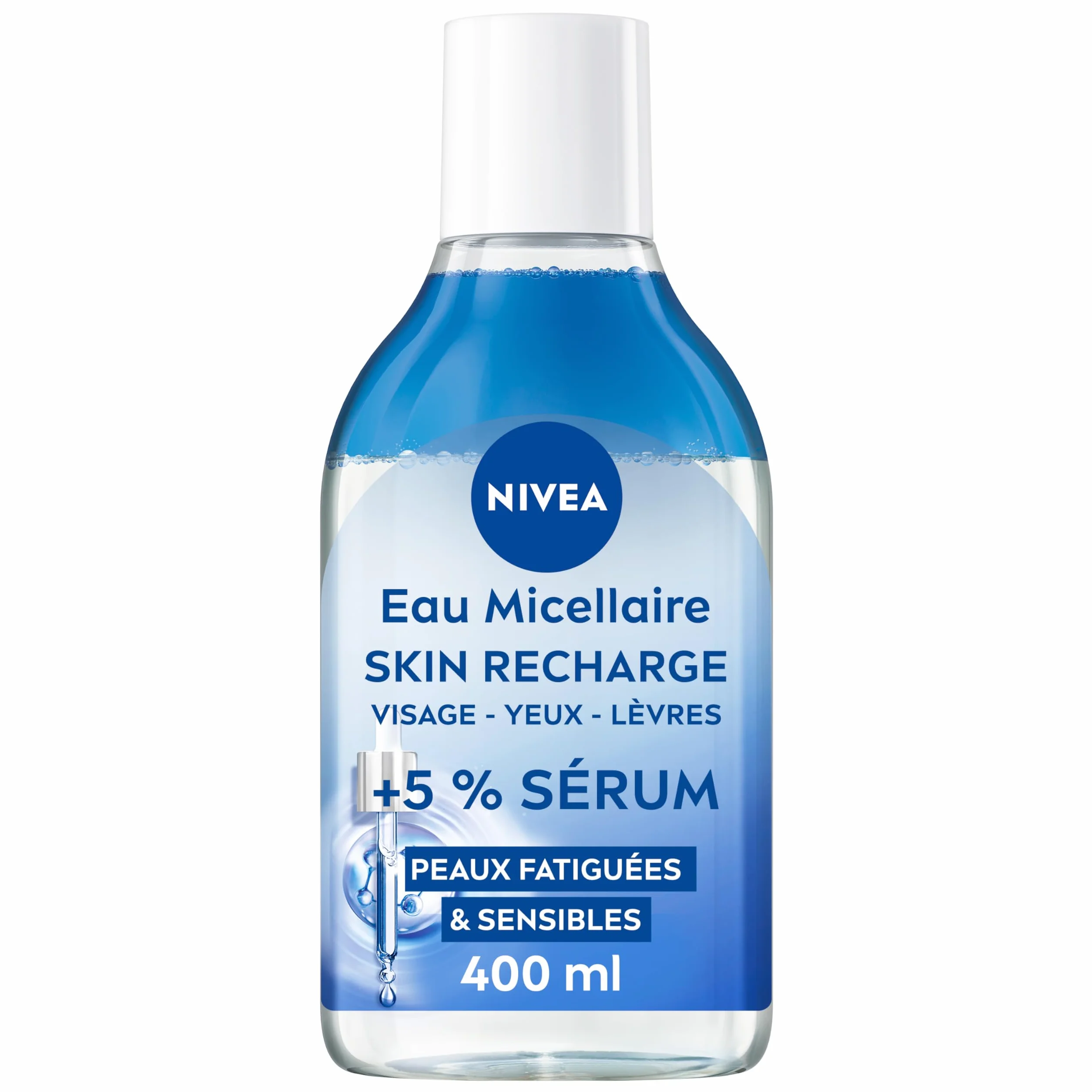 NIVEA Eau Micellaire Visage Waterproof Skin Recharge 400 ml