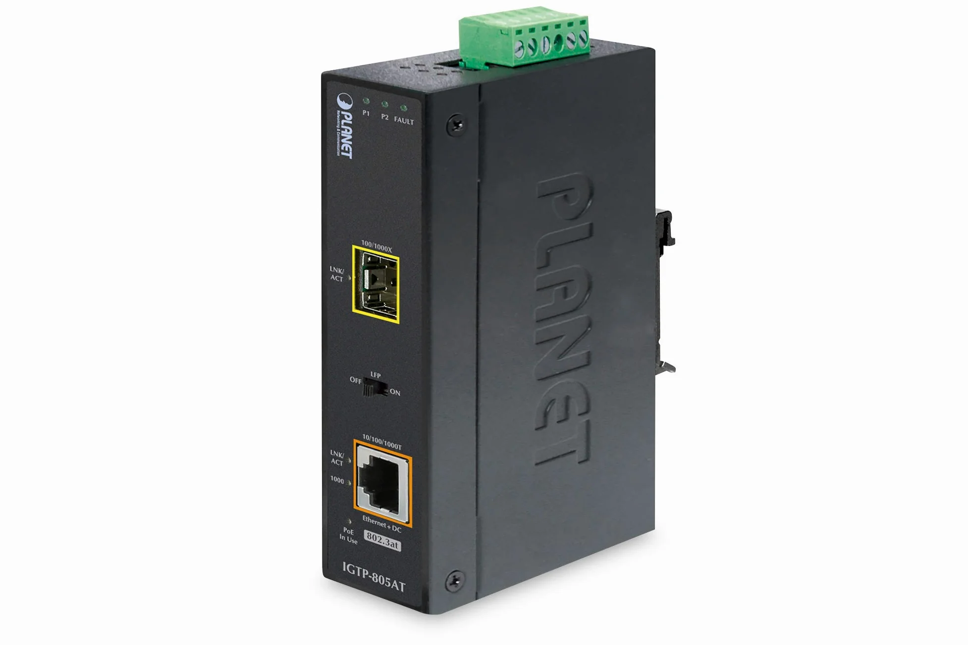 PLANET IGTP-805AT convertisseur de Support réseau 2000 Mbit/s 1310 nm Noir