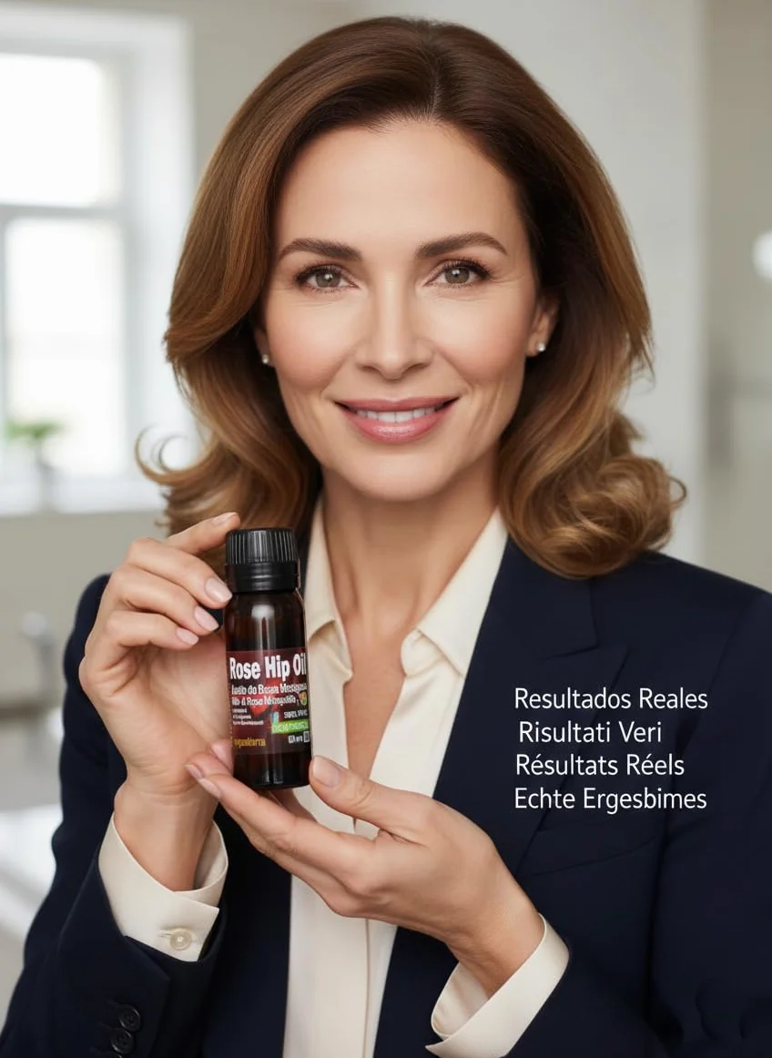 Huile d'églantier 100% pure extra vierge pressage à froid