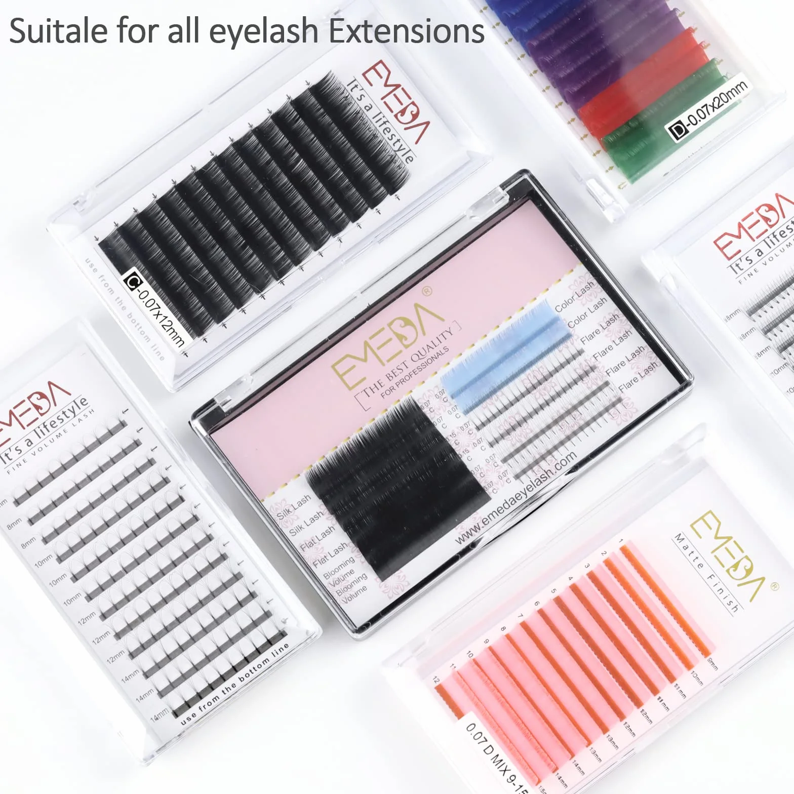 EMEDA Crème démaquillante 10g dissolvant adhésif pour extensions de cils
