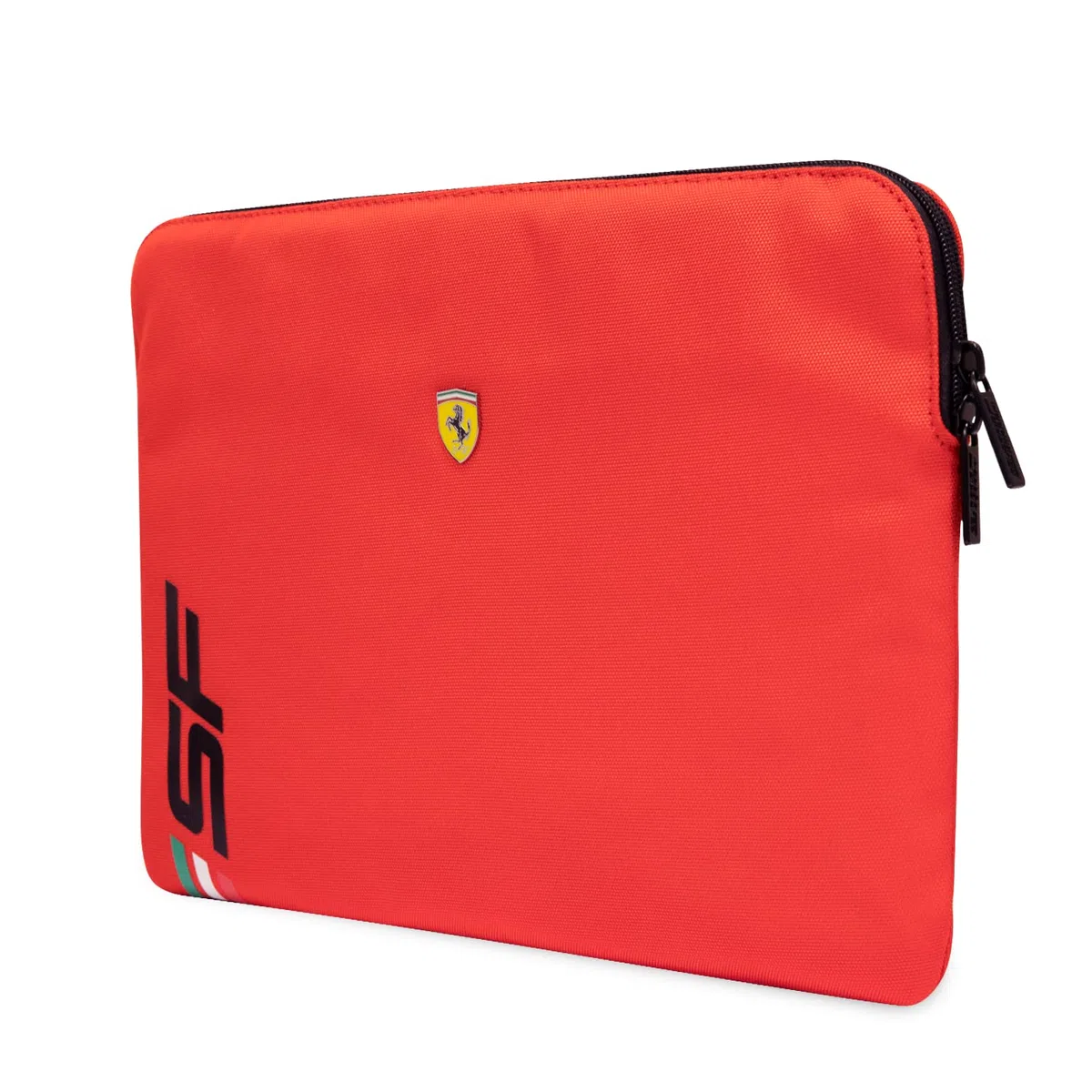 CG Housse de protection élégante en cuir PU avec logo SF pour ordinateur portable 14" Rouge