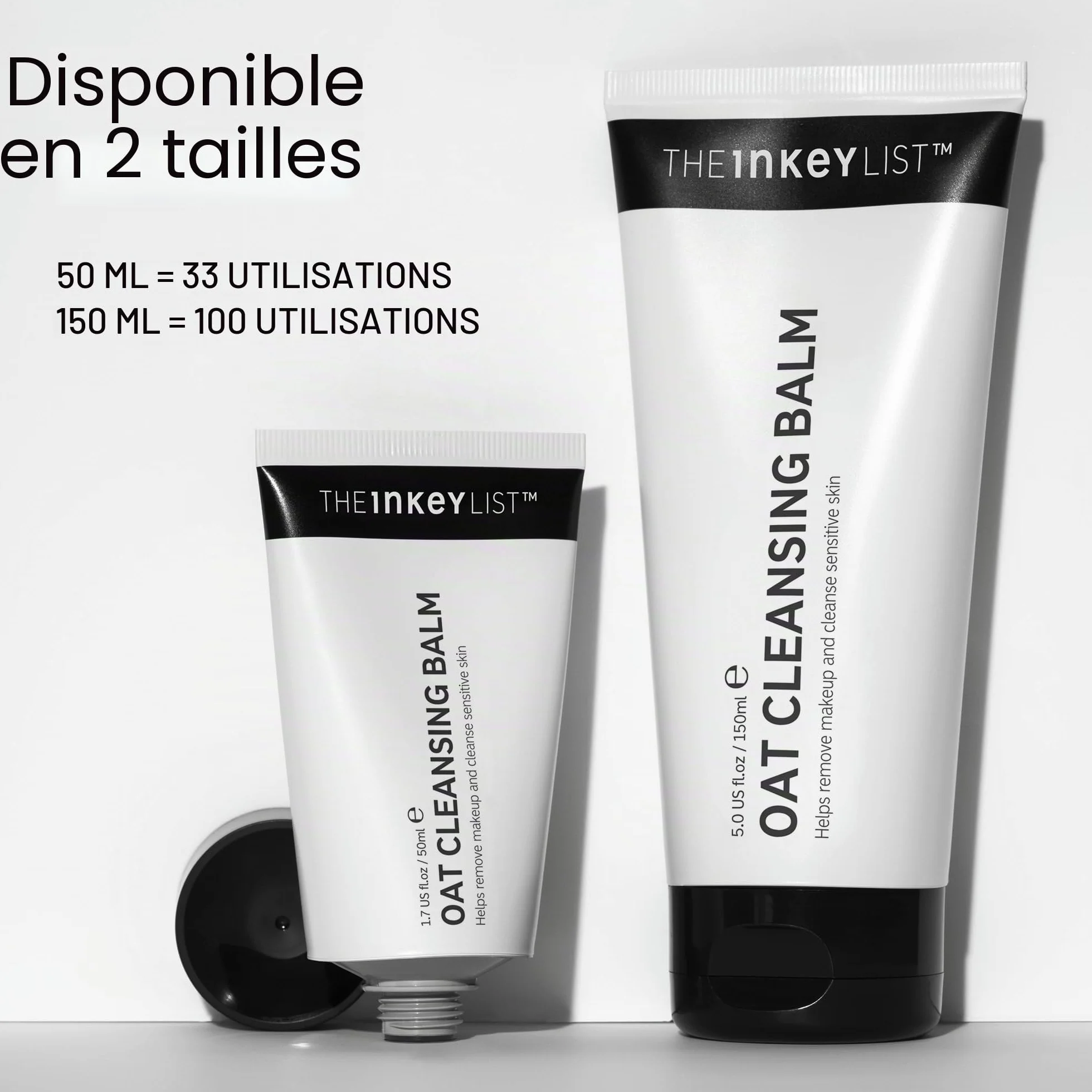 The INKEY List Oat Cleansing Balm 50 ml pour nettoyer la peau sensible