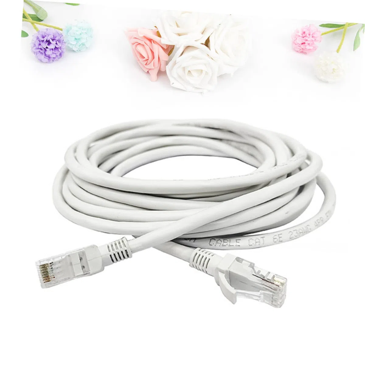 Artibetter 50m Câble Ethernet Câble Réseau Haut Débit Pour Compatible Avec Pc Routeurs Et Plus Connectivité Fiable Et Transmission Rapide