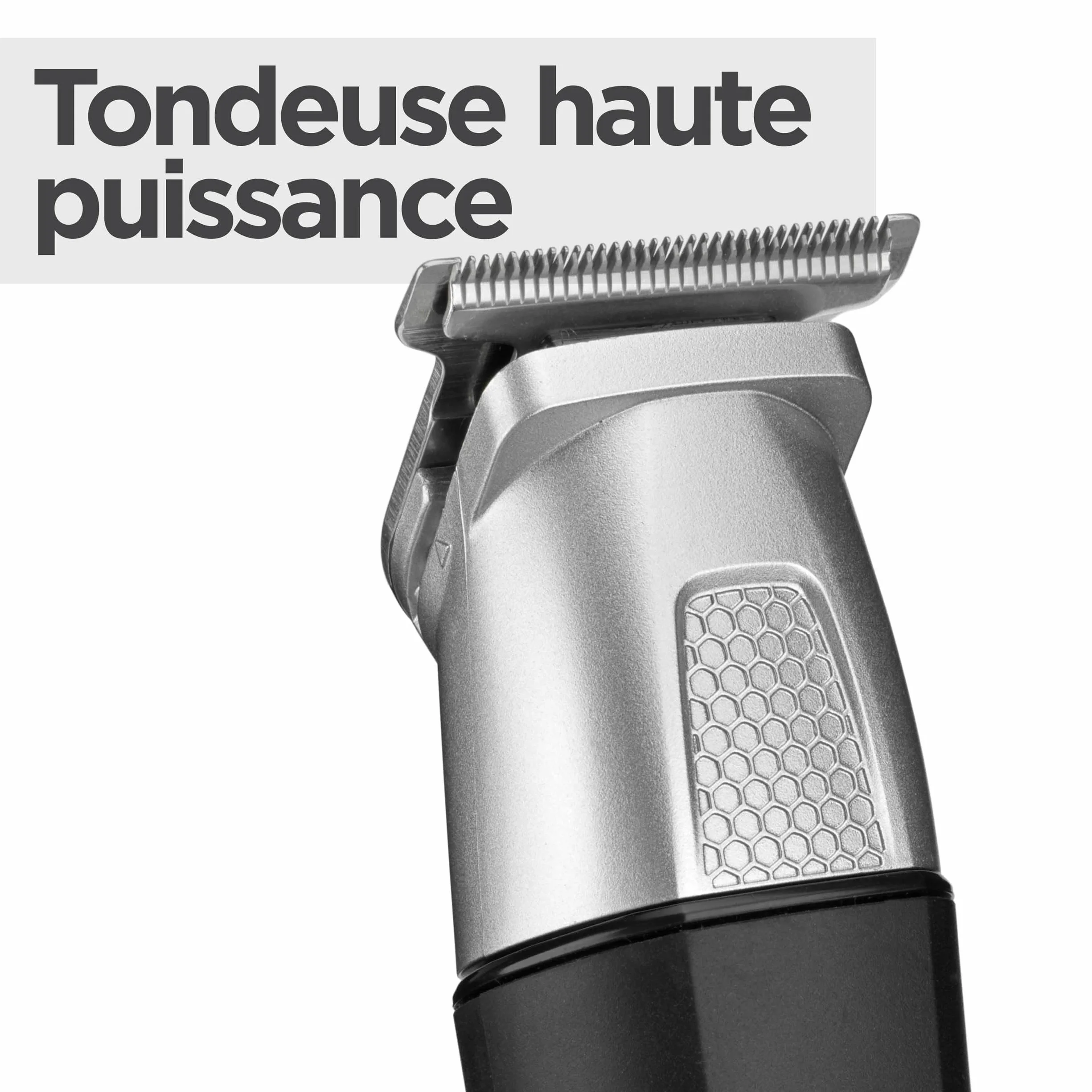BaByliss Tondeuse Multi-usages Lithium Power 11-in-1 - Kit complet sans fil, barbe, cheveux, nez, oreilles, sourcils, Waterproof, Noir/Gris, MT812E
