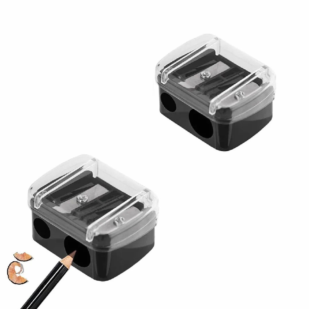 Taille Crayon Maquillage Double Eye-liner Crayon à Lèvres Sourcils 2 PCS