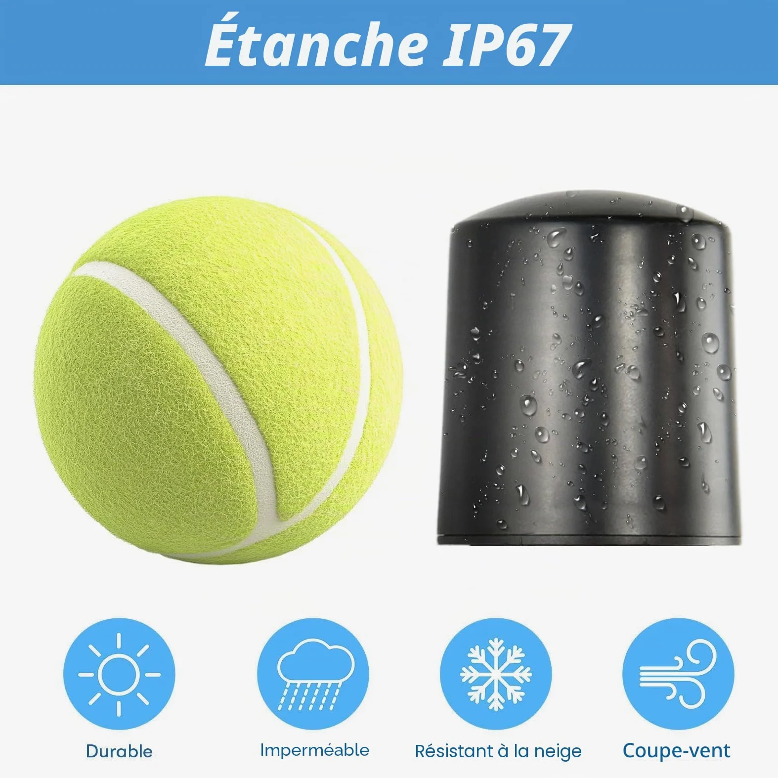 Antenne MIMO 5G 4G LTE 600-6000 MHz Antenne 5 dBi Omnidirectionnelle Extérieure avec Câbles BMR200 SMA Mâle 5M et Adaptateurs TS9 pour Routeur Passerelle Modem WiFi IoT ISM