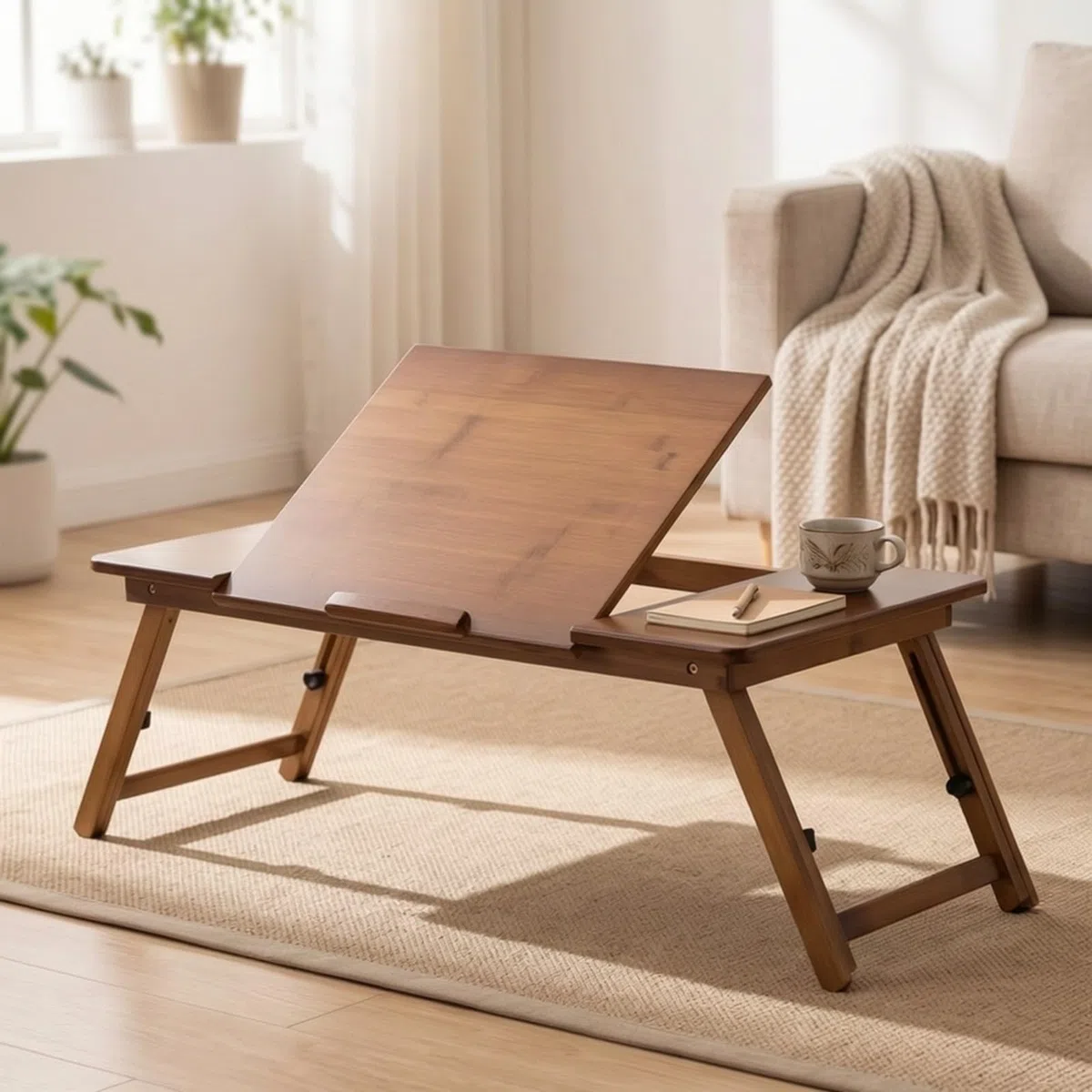 Plateau Lit avec Pieds sans Montage, Size to 3