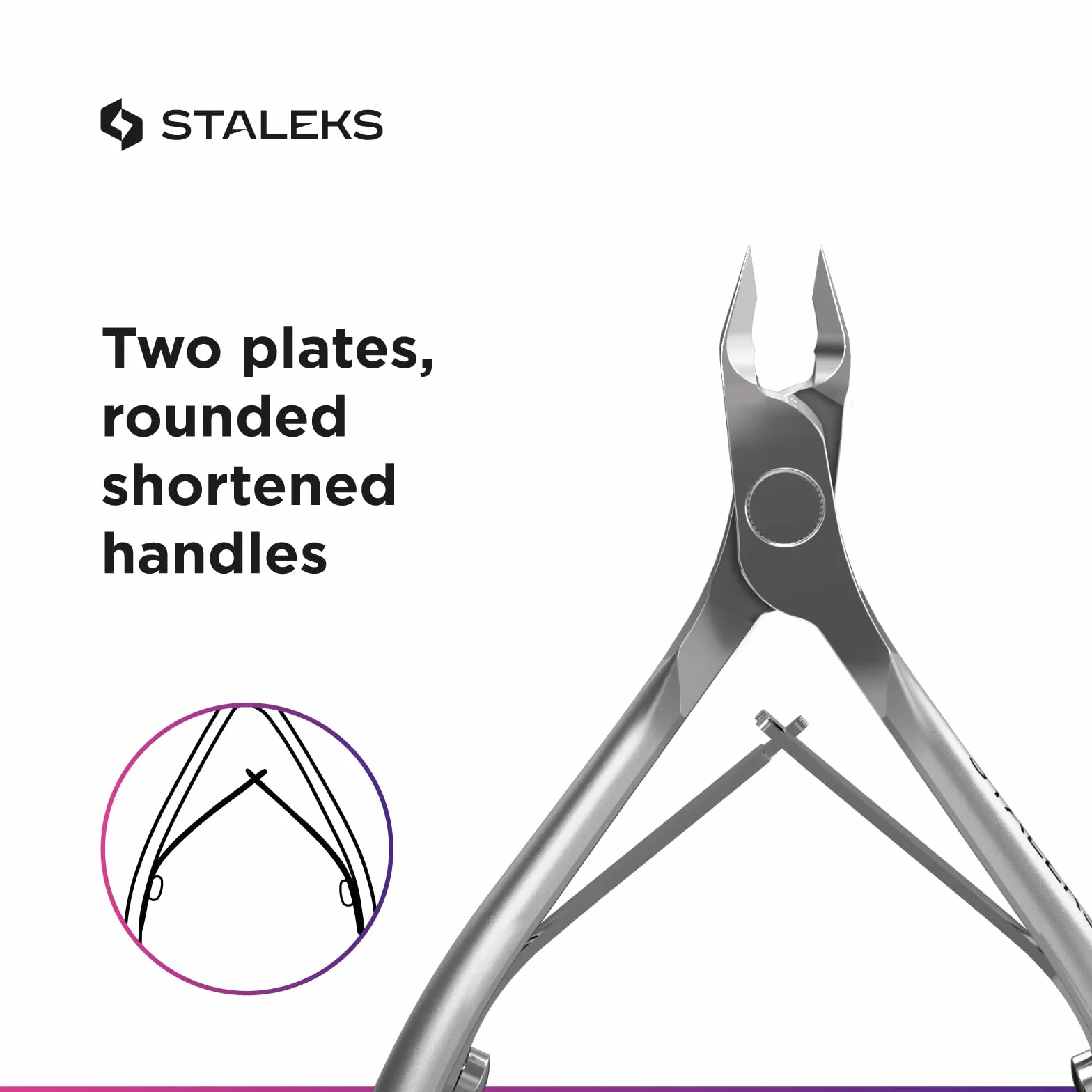 STALEKS Pince à ongles professionnelle Smart 31 4 mm