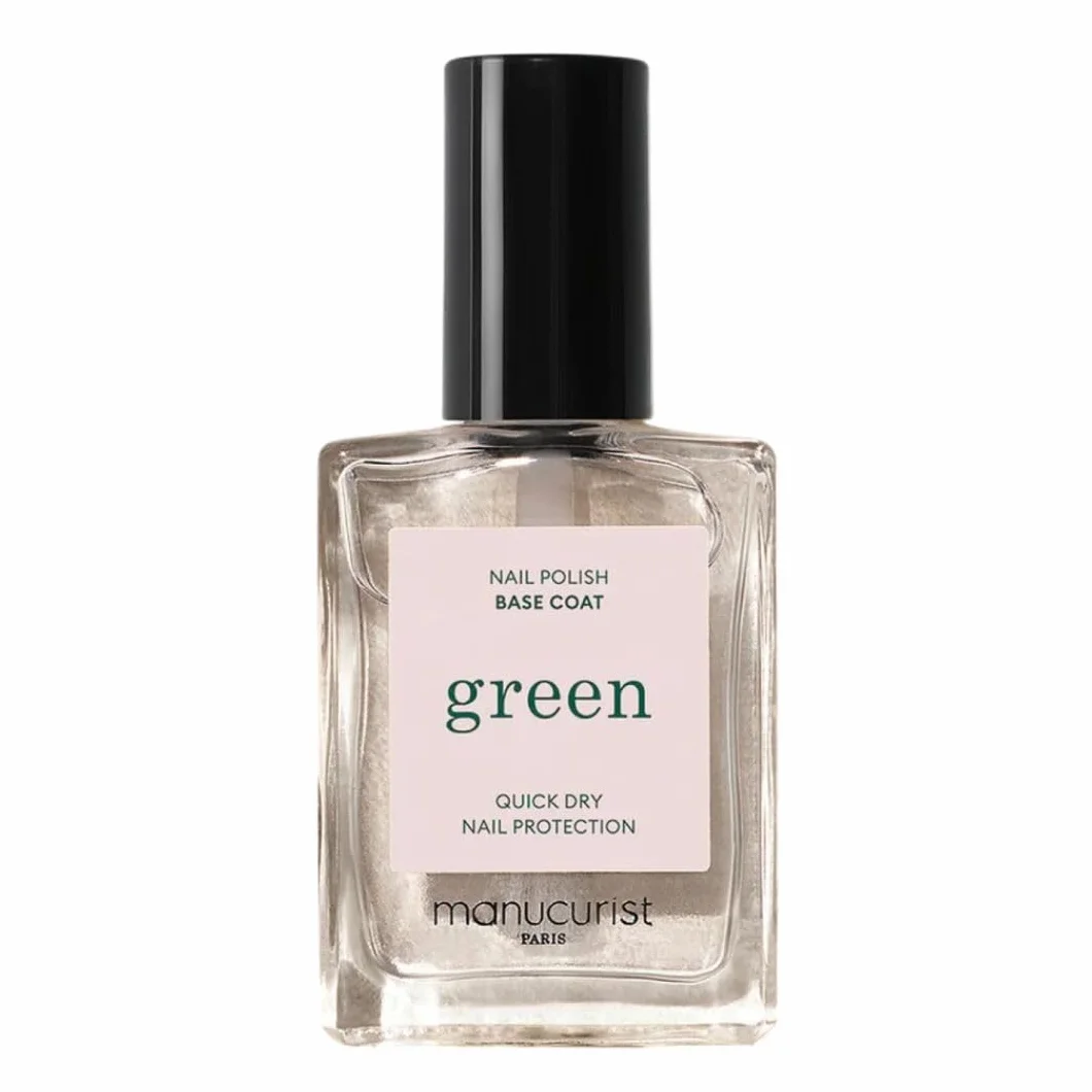 Manucurist Green Base Coat Base de Vernis à Ongles 9-free 15 ml Fabriqué en France