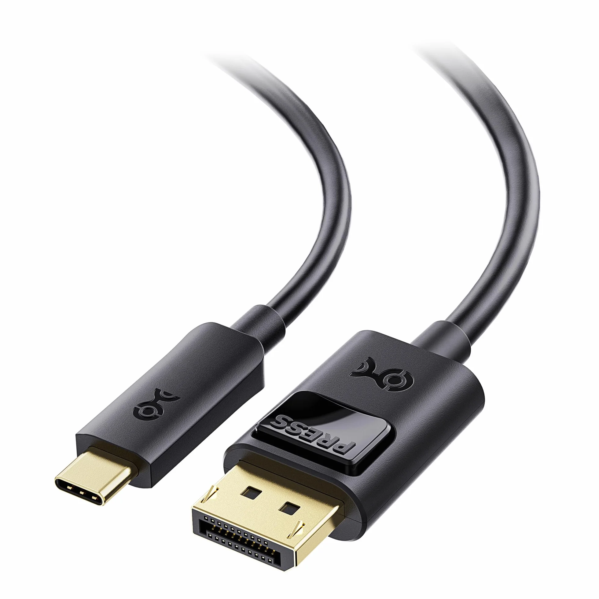 Cable Matters Câble USB C DisplayPort 1.4 1.8m 8K@60Hz 4K@240Hz Thunderbolt 4 vers DisplayPort Noir