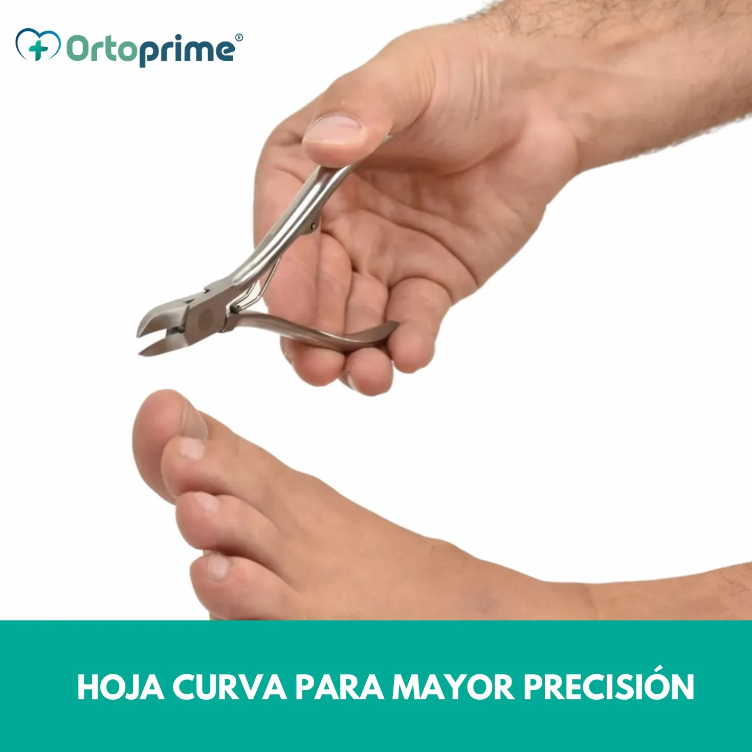 OrtoPrime Pince Coupe-ongle Professionnel - Ongles Incarnés Pieds Adultes