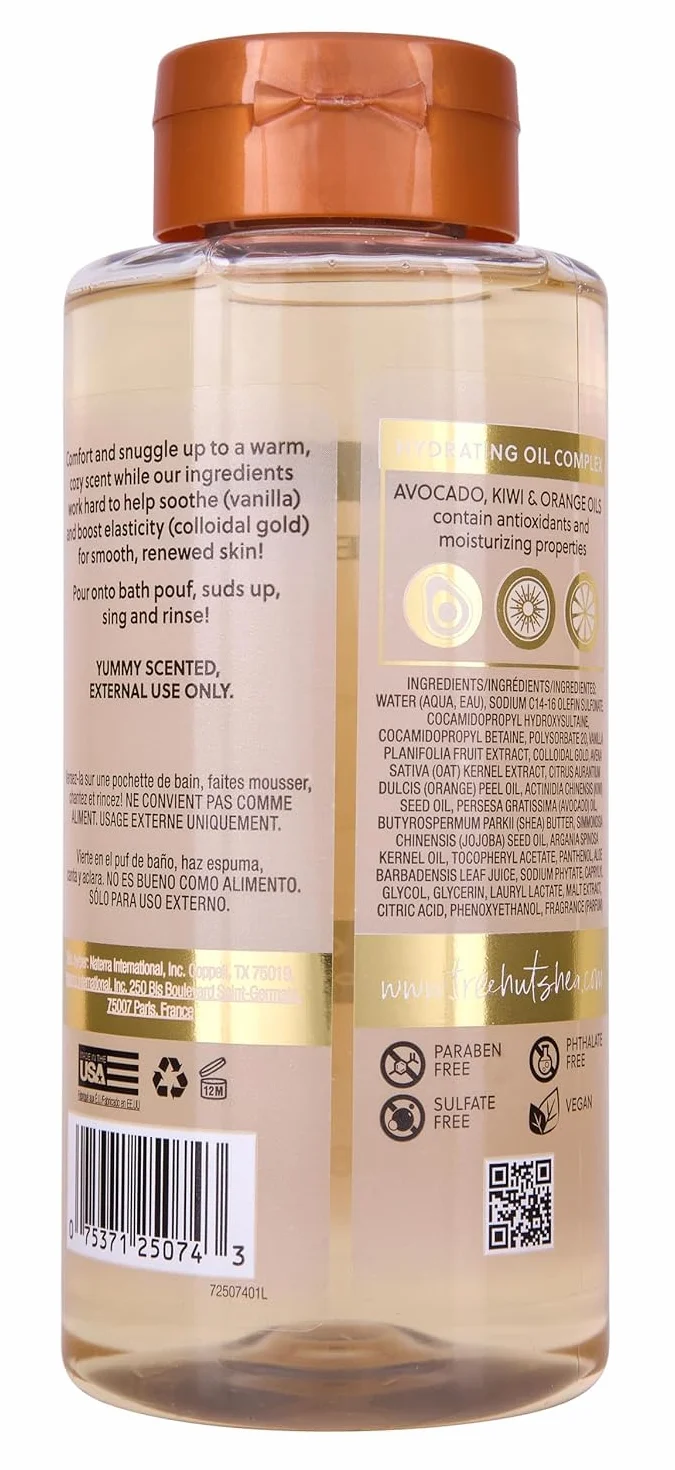 Tree Hut Vanilla Gel moussant nourrissant hydratant 532 ml