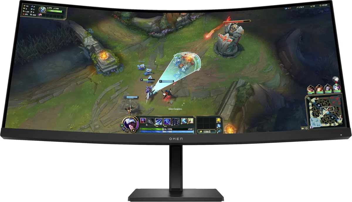 HP OMEN Écran Gamer incurvé WQHD 180 Hz 34 Pouces - 34c G2