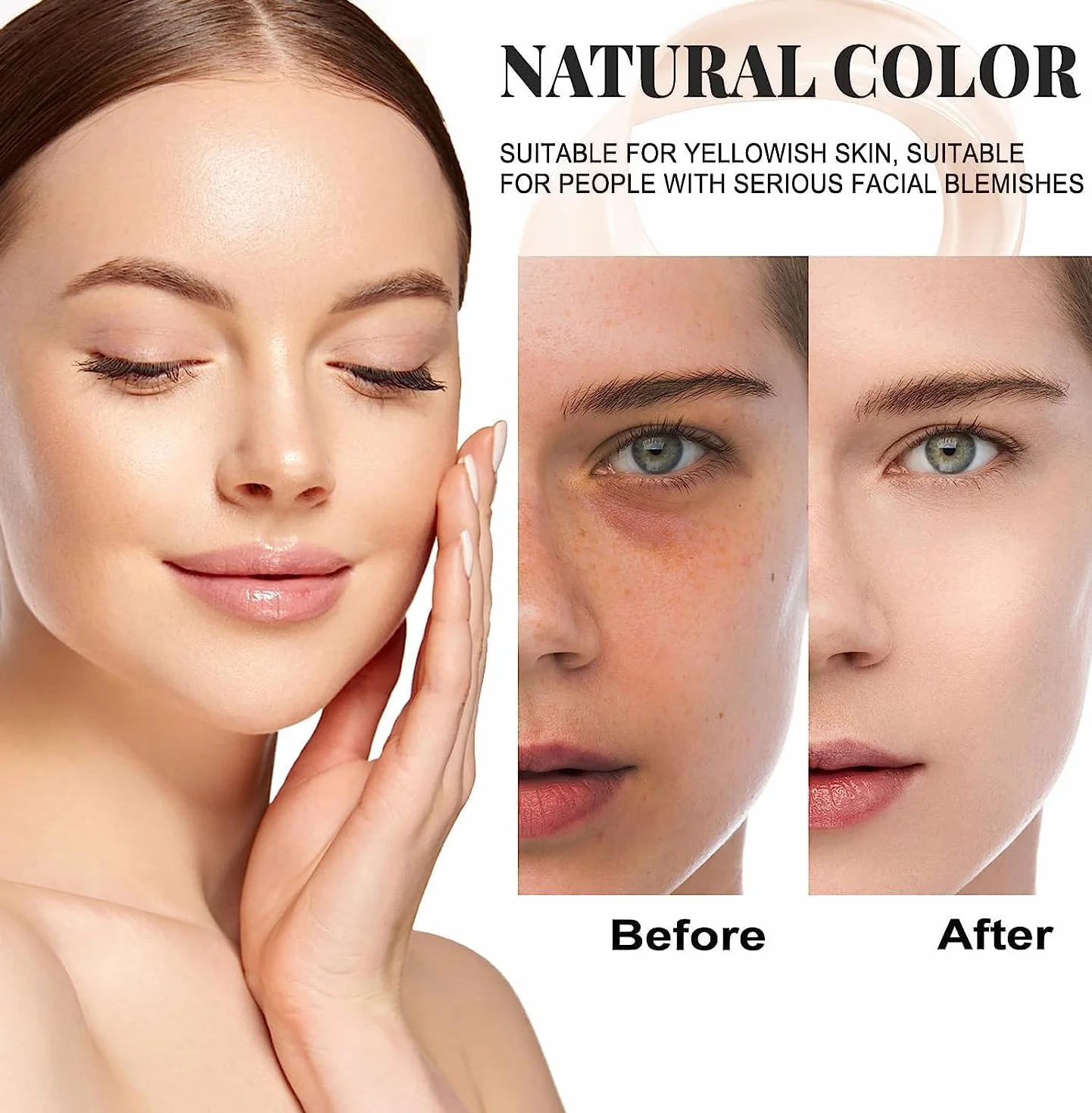 Palette anti-cernes crème 12 couleurs, blush correcteur maquillage visage durable (Série pâle)