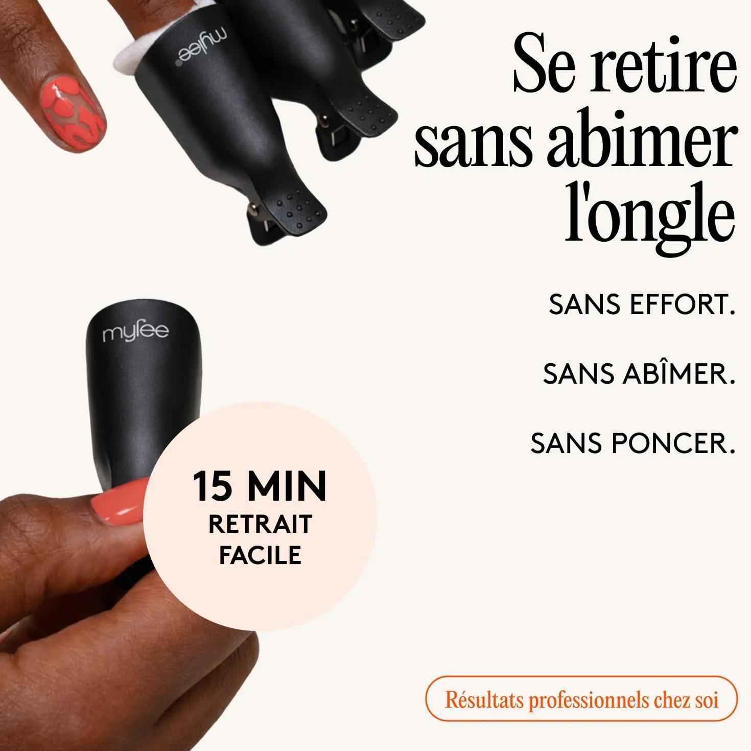 Mylee Vernis à Ongles Gel Semipermanent 8ml Summer Sunset UV LED Nail Art Manucure Pédicure Durable