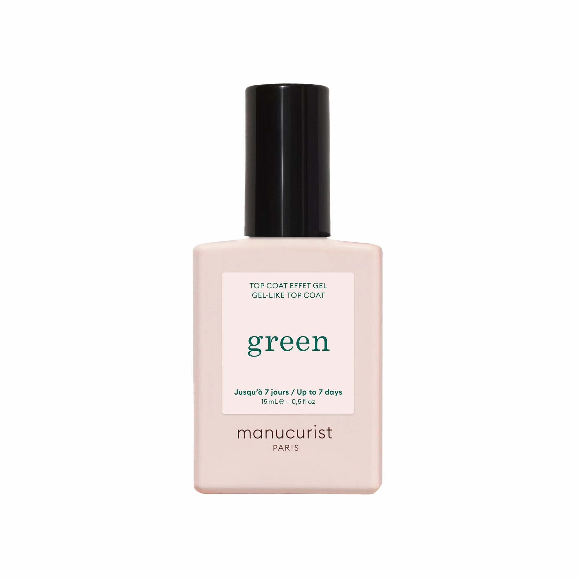 Manucurist Top Coat Sunshine Green Vernis à Ongles Vegan 9-Free 15ml