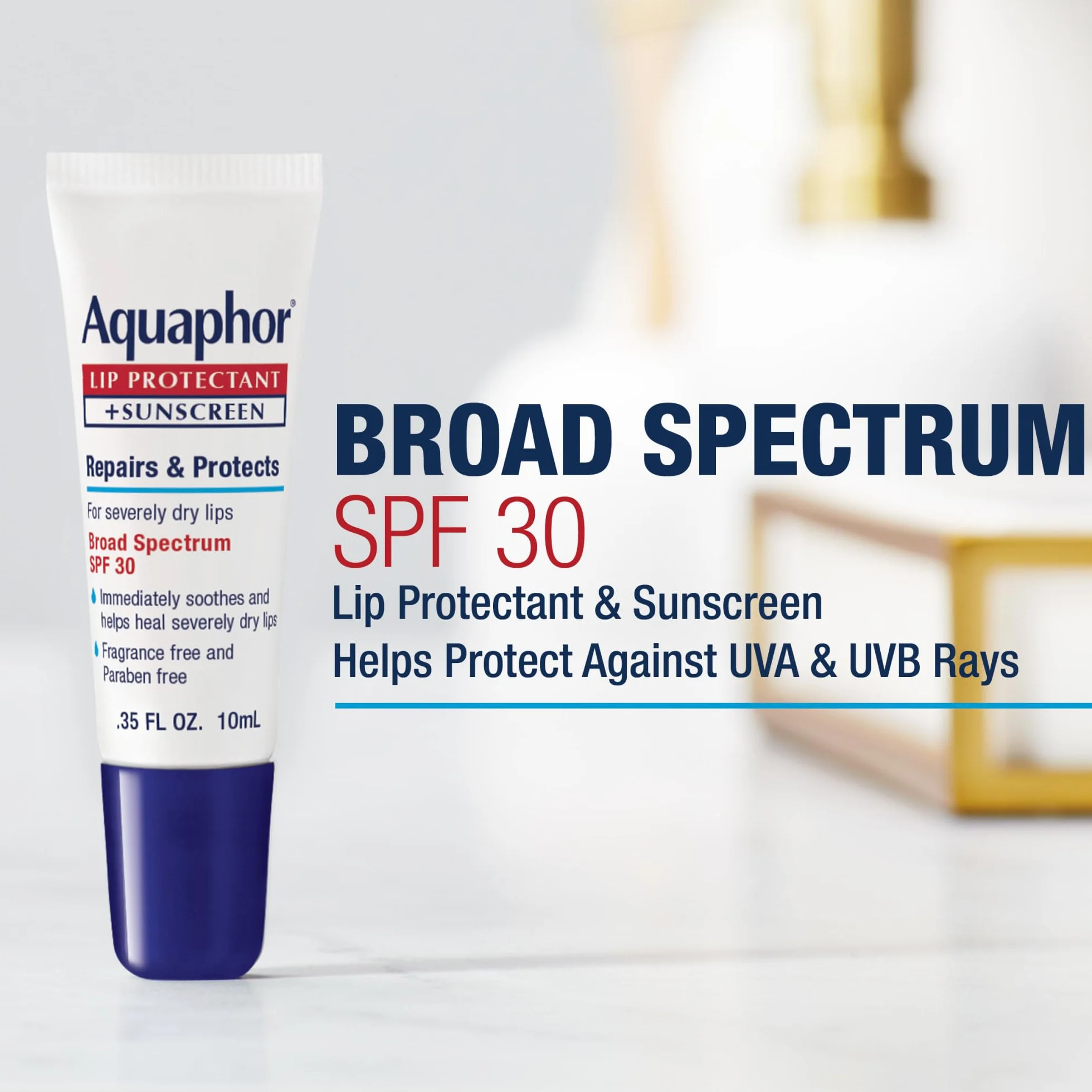 Aquaphor Réparation à la lèvre avec protection, 0,35 once fluide